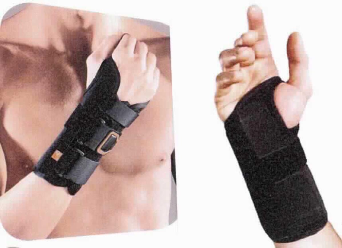 Sog. kurze Handgelenkorthese, in vier verschiedenen Größen (S bis XL), in Form einer ca. 20 cm langen, zur Aufnahme des Handgelenks anatomisch geformten Vorrichtung aus Spinnstoff mit Daumenöffnung, in welche eine vorgeformte, entnehmbare, individuell anformbare, ca. 16 cm lange und ca. 3 cm breite volare Aluminiumschiene eingearbeitet ist. Zusätzlich ist im Bereich des Handrückens eine Kunststoffschiene eingearbeitet. Die Vorrichtung wird mittels Klettverschlussbändern mit Umlenkösen am Handgelenk fixiert.
Äußere Form: siehe Abbildung in der Anlage.
Sie dient der Ruhigstellung des Handgelenks bei Verstauchungen, Tendinitis, arthrotischen und arthritschen Erkrankungen sowie zur Nachbehandlung einer Handgelenkfraktur, bei mehrfacher Fraktur von Speiche und Elle sowie nach verfrühter Entfernung des Gipsverbandes. Eine Hauptfunktion ist nicht ermittelbar. Deshalb ist die Handgelenkorthese in Anwendung der AV 3 c) in die letztgenannte Unterposition einzureihen.

Die Ware wird als "Vorrichtung zum Behandeln von Knochenbrüchen" eingereiht.