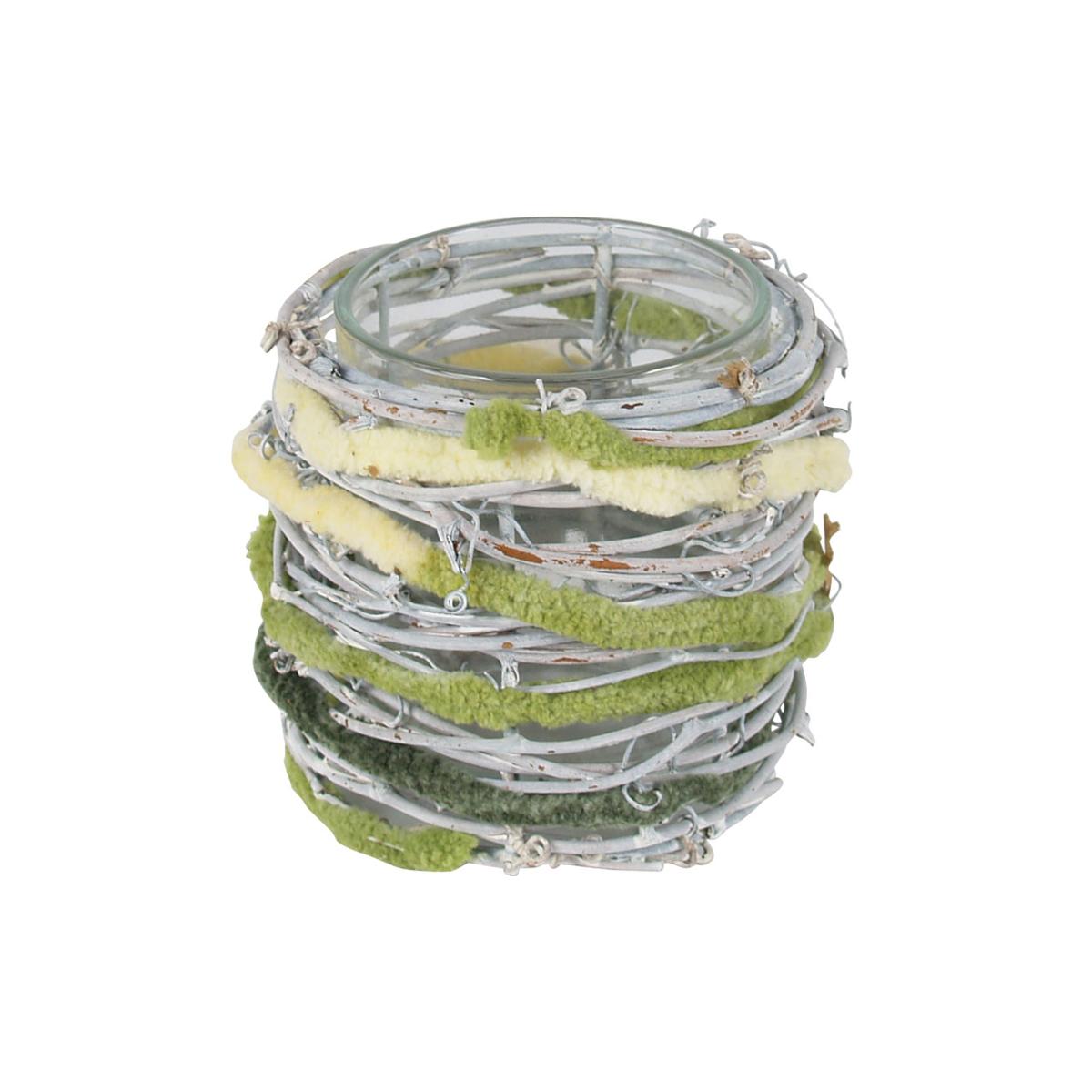 Glasware zur Innenausstattung, sog. Natur-Windlicht "JOY", Foto siehe Anlage,
aus verschiedenen Bestandteilen zusammengesetzte Ware, bestehend aus:
- einem zylinderförmigen, oben offenen Gefäß (Glasware zur Innenausstattung),
- - aus klarsichtigem, laut Antrag gewöhnlichem, mechanisch gefertigtem Glas,
- - passgenau in die Halterung eingestellt,
- einer Halterung aus Drähten aus unedlem Metall,
- - nicht blickdicht umwickelt mit dünnen, pflanzlichen Zweigen (Flechtstoff; charakterbestimmend)
    sowie mit einem Spinnstoffband,
- mit den Gesamtabmessungen: ca. 7,5 cm (Durchmesser) x 9,5 cm (Höhe),
- die charakterbestimmend mit Flechtstoff umwickelte Halterung ist im Hinblick auf das äußere
  Erscheinungsbild (Zierwirkung) vorherrschend, die Glasware bestimmt aufgrund ihrer Bedeutung
  in Bezug auf die Verwendung als Windlicht den Charakter der Ware; somit verleiht keiner der beiden
  Bestandteile der zusammengesetzten Ware den wesentlichen Charakter, sie ist damit der von den
  gleichermaßen in Betracht kommenden Positionen (4602 und 7013) in der Nomenklatur zuletzt
  genannten Position zuzuweisen,
- keine Einreihung als nicht elektrischer Beleuchtungskörper der Position 9405, da die Ware
  weder einem althergebrachten Beleuchtungskörper entspricht noch eine spezifische Vorrichtung
  zum Befestigen einer Kerze oder eines Teelichts aufweist.

"Glasware zur Innenausstattung, aus gewöhnlichem Glas, nicht handgefertigt"