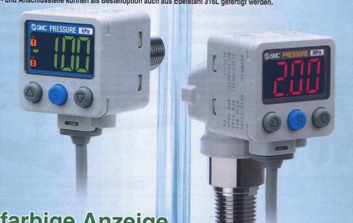 So genannter digitaler Präzisions-Druckschalter, im Wesentlichen bestehend aus einem quaderförmigen Gehäuse (H x B x T ca.: 30 x 30 x 26,2 mm; zur äußeren Form siehe Abbildung in der Anlage) mit einem Druckluftanschluss, einem Entlüftungsanschluss, einem 2 m langem Anschlusskabel, mit vier Gewindelöchern zur Befestigung an einem Befestigungselement (nicht Gegenstand dieser vZTA-Entscheidung), einer LC-Anzeige und drei Bedienknöpfen. Das Gerät verfügt über einen offenen PNP-Schaltausgang und einen analogen Spannungsausgang
Die Ware dient der Druckmessung von Flüssigkeiten und Gasen in Rohr- oder Schlauchleitungssystemen (Position 9026) und dem Schalten eines elektrischen Kreises bei Erreichen eines bestimmten manuell einstellbaren Durchflusswertes (Position 8536). Eine kennzeichnende Haupttätigkeit dieser Multifunktionsmaschine ist nicht erkennbar.
Der Nenndruckbereich reicht von -100,0 bis 100,0 kPa. 
Die Ware wird als "elektronisches Gerät zum Messen oder Überwachen des Druckes von Flüssigkeiten oder Gasen (Manometer), kein Instrument, Apparat oder Gerät der Position 9014, 9015, 9028 oder 9032" eingereiht.