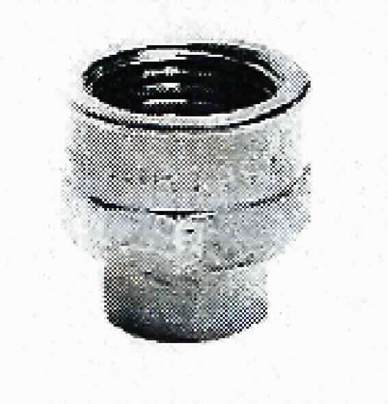 Rohrverbindungsstück aus Kupfer; Übergangsmuffe

Bei der Ware handelt es sich um ein rohrförmiges Erzeugnis mit Innengewinde (1") und Muffe (22 mm), sowie mittig mit Außensechskant. Die Ware ist aus Rotguss (Kupfer-Zinn-Zink-Legierung) gefertigt und wird zur Verbindung von Rohren in der Sanitärinstallation verwendet.

Die Ware ist als "Rohrverbindungsstück aus Kupferlegierungen" in die Codenummer 7412 2000 00 0 des Zolltarifs einzureihen.