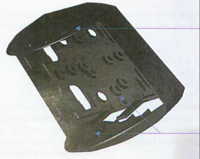 Es handelt sich um eine Wandhalterung aus Kunststoff für eine Positionsleuchte für Wasserfahrzeuge. Die Abmessungen betragen etwa 97,5 x 106 x 56 mm. Sie dient zur Aufnahme der Positionsleuchte und ist mit einer Aussparung für einen zur Farbe der Positionsleuchte passenden Leuchtstreifen ausgestattet.

Das Erzeugnis ist als "erkennbares Teil für einen elektrischen Beleuchtungskörper, anderweit weder genannt noch inbegriffen, aus Kunststoff, nicht für zivile Luftfahrzeuge" einzureihen.