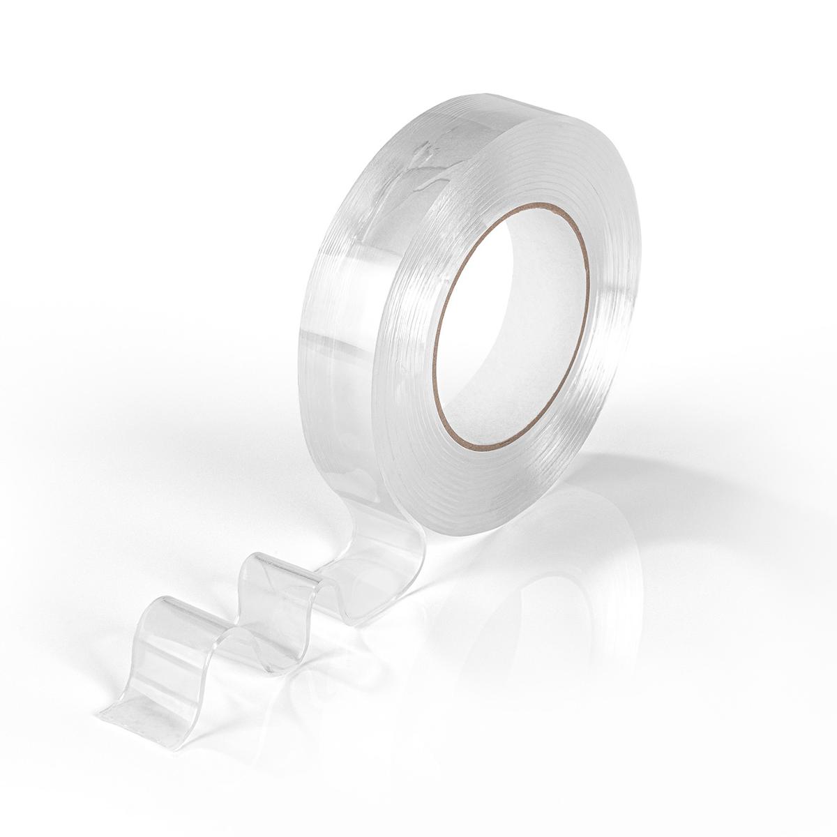 Angaben:
Wiederverwendbares Klebeband auf Rolle, das in einem bedruckten Karton für den Einzelverkauf verpackt ist.

Feststellungen:
Es wurde ein beidseitig selbstklebendes, transparentes, elastisches Band auf Rolle vorgelegt, das mit einer Schutzfolie versehen ist. Das Klebeband weist keinen Träger auf. Das Band ist in Aufmachung für den Einzelverkauf aufgemacht und als Klebeband deklariert.

Befund:
Zur Verwendung als Klebstoff geeignete Erzeugnisse aller Art in Aufmachungen für den Einzelverkauf mit einem Gewicht des Inhalts von 1 kg oder weniger