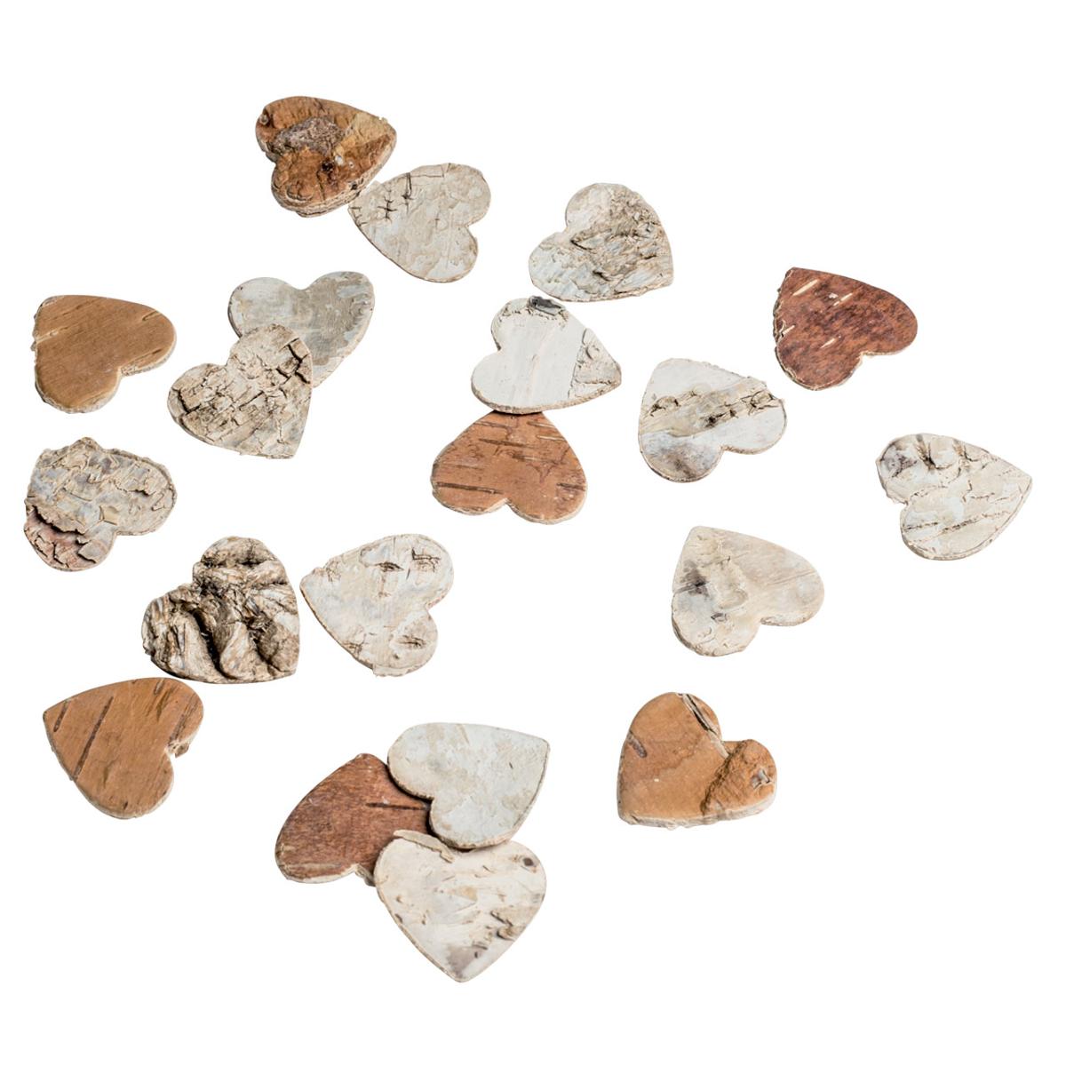 Streudeko HERZEN (Abbildung siehe Anlage),
- getrocknete Pflanzenteile aus Birkenrinde (lt. Antrag), herzförmig ausgestanzt
  (somit weitergehend bearbeitet als nur getrocknet), in den Abmessungen von
  ca. 2,5 x 2,5 cm (Breite x Länge),
- zur Verwendung als Dekorationsartikel (aufgrund der einseitigen Zierwirkung
  keine Streudeko der Pos. 9505),
- wird üblicherweise vom Blumenhandel zu Binde- oder Zierzwecken geliefert.

"Andere Pflanzenteile, ohne Blüten und Blütenknospen, zu Binde- oder Zierzwecken, getrocknet,
 keine Moose und Flechten, weitergehend bearbeitet als nur getrocknet"