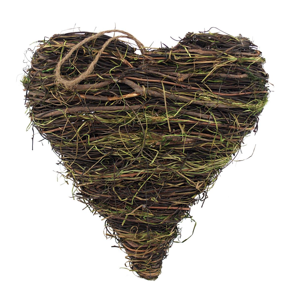 Nach den Antragsangaben sowie dem vorgelegten Warenmuster handelt es sich bei dem sog. "Natur-Hänger RATTAN-HERZ" um einen herzförmigen Zieranhänger mit einer Größe von ca. H 30 cm × B 26 cm × T 9 cm. Die Ware besteht aus einem formgebenden Grundgerüst aus Metalldraht, welches mit biegsamen Rattanzweigen sowie mit weiteren pflanzlichen, grünen Streifen (beides Flechtstoffe im Sinne der Anmerkung 1 zu Kapitel 46) in Flechttechnik umwickelt ist. An der Oberseite der Ware ist eine Jutekordel als Aufhängeschlaufe angebracht.

Im Hinblick auf den Umfang und die Bedeutung für die Zierwirkung bestimmen die Flechtstoffe den Charakter der in Handarbeit gefertigten Ware. Innerhalb der Flechtstoffe verleiht das Rattan im Hinblick auf den Umfang der Ware den Charakter.

Zolltarifrechtlich handelt es sich um eine „Andere Ware, unmittelbar aus pflanzlichen Flechtstoffen hergestellt, aus Rattan, handgearbeitet“.