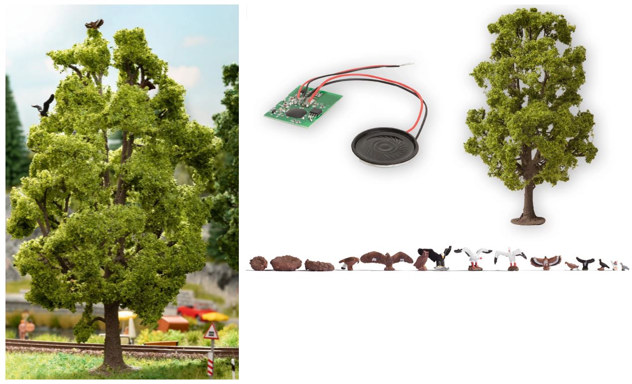 Nachbildung eines Laubbaums, sog. Baum mit Vogelzwitschern, Foto siehe Anlage,
- unfertige und noch nicht zusammengesetzten Ware, die wie die fertige, zusammengesetzte Ware
  einzureihen ist,
- in Form einer aus verschiedenen Bestandteilen zusammengesetzten Ware, bestehend aus:
- - der Nachbildung eines Laubbaums:
- - - mit einem Stamm und Ästen aus Kunststoff,
- - - mit Blättern aus Schnipseln aus grünem Papier (laut Antrag aus gemahlenem, gefärbtem und
      getrocknetem Papier),
- - - durch Kleben in Blumenbindetechnik zusammengefügt,
- - Vögeln und Nestern aus Kunststoff, die im Baum festgeklebt werden,
- - einem Sound-Modul:
- - - bestehend aus einer Platine mit Lautsprecher und Gehäuse,
- - - zum Anschluss an den Lichtstromausgang eines 16 Volt-Modellbahntrafos,
- das künstliche Blattwerk (Nachbildung eines Laubbaums) bestimmt insbesondere im Hinblick
  auf das Erscheinungsbild (Zierwirkung) den wesentlichen Charakter der zusammengesetzten Ware,
- innerhalb der Position 6702 bestimmt das Papier im Hinblick auf das äußere Erscheinungsbild den
  wesentlichen Charakter der Laubbaumnachbildung.

"Ware aus künstlichem Blattwerk, aus anderen Stoffen als Kunststoff"