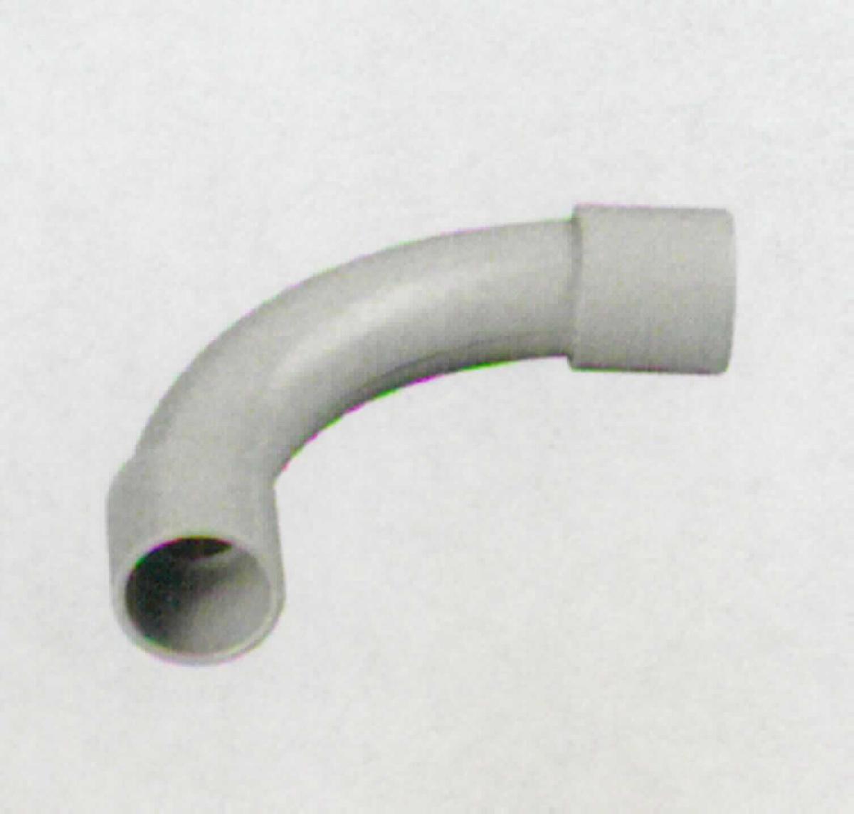 Angaben des Antragstellers:
Iso-Bogen 90°, zum Verbinden von starren Isolierrohren

Feststellungen an einem Warenmuster:
Es wurden mehrere graue, um 90 Grad gebogene, ca. 10 cm lange Rohrverbindungsstücke aus Kunststoff vorgelegt. 

Befund:
Es liegen Verbindungsstücke aus Kunststoff für Rohre im Sinne der Unterposition (KN) 3917 4000 vor.