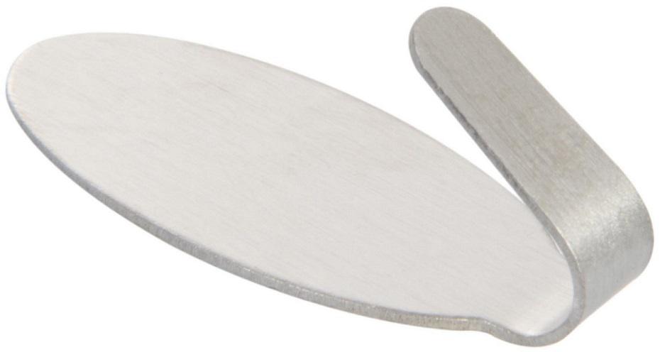 Es handelt sich um ovale Bleche aus Stahl, deren Unterkante zu einem U-förmig nach vorne gebogenen Haken ausgearbeitet ist. Die Rückseite ist vollflächig mit einem Klebepad versehen, das mit einem abziehbaren Schutzpapier abgedeckt ist.
Die Erzeugnisse werden an glatten Flächen befestigt und dienen üblicherweise zum Aufhängen von Gegenständen wie zum Beispiel Handtüchern oder Kleidungsstücken. Sie sind zu jeweils sechs Stück als Set auf einer bedruckten Pappkarte aufgeblistert.
Abmessungen (maximale Länge x maximale Breite): ca. 35 x 15 mm.

Stahl bestimmt im Hinblick auf die Bedeutung für die Verwendung den Charakter der aus verschiedenen Stoffen bestehenden Waren.

- Abbildung siehe Anlage -

Derartige Erzeugnisse gehören als "den Kleiderhaken ähnliche Waren aus unedlen Metallen" zur Codenummer 8302 5000 00 0 des Zolltarifs.
