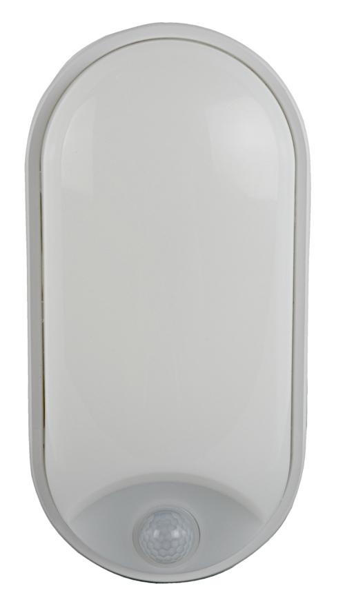 Bei der Ware (Abbildung siehe Anlage) handelt es sich um eine ca. 210 mm x 105 mm x 48 mm (L x B x H) große elektrische Decken- und Wandleuchten aus Kunststoff, im Wesentlichen bestehend aus einer weißen, ovalen Kunststoffhalterung mit integrierter LED-Lichtquelle, einer weißen, ovalen, gewölbten, transparenten Kunststoffabdeckung und elektrischer Ausstattung.

Techn. Daten (auszugsweise):
- Leistung: 14 W
- Lichtstrom: 980 lm
- Farbtemperatur: 4000 K
- Schutzart: IP 54

Die Leuchte ist mit einem Bewegungssensor ausgestattet und zur Decken- bzw. Wandmontage bestimmt.

Das Erzeugnis ist als "Leuchte, anderweit weder genannt noch inbegriffen, elektrische Decken- und Wandleuchte, ausgenommen solche von der für öffentliche Plätze oder Verkehrswege verwendeten Art, ausschließlich zur Verwendung mit LED-Lichtquellen bestimmt, aus Kunststoff, nicht für zivile Luftfahrzeuge" einzureihen.