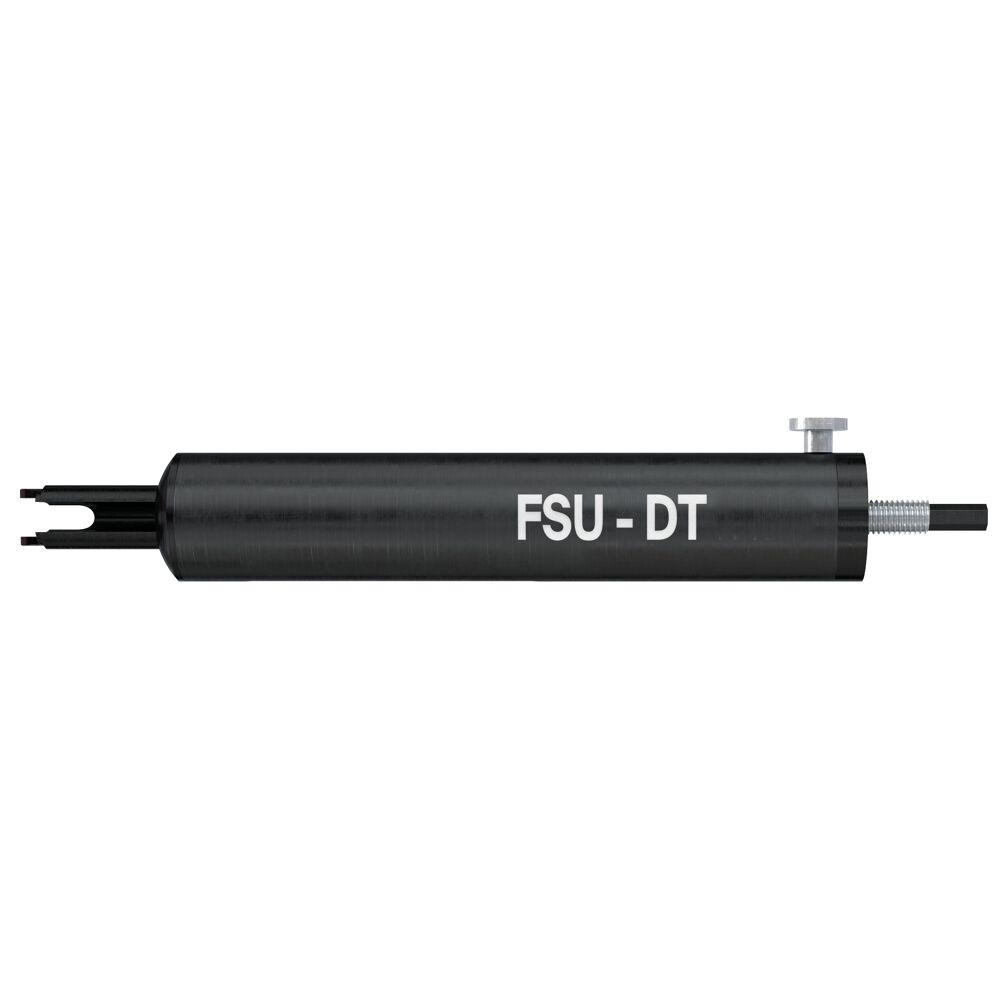 "Demontagewerkzeug FSU-DT M10"

- vollständig aus unedlem Metall hergestelltes, auswechselbares Werkzeug,
  bestehend aus einem abgestuften, rohrförmigem Demontagewerkzeugs,
  an einem Ende mit zwei sich gegenüberliegenden Zapfen (arbeitender Teil),
  am anderen Ende mit einer herausragenden Gewindestange mit Sechskant
  -Aufnahme (M 10/ M 12) und seitlich mit einer Rändelschraube versehen

- zum Demontieren von Hinterschnittankern FSU (nicht Gegenstand dieser
  vZTA)

- zur fallweisen Verwendung in Werkzeugen (z. B. Akkuschraubern)

Abbildung siehe Anlage.

Derartige Erzeugnisse gehören als "andere auswechselbare Werkzeuge zur Verwendung in Werkzeugen oder Werkzeugmaschinen, mit arbeitendem Teil  aus unedlem Metall, andere als in den TARIC-Codes 8207 1300 00 bis 8207 9091 00 genannte" zum TARIC-Code 8207 9099 00.