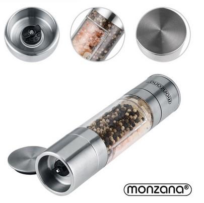 Anderer keramischer Haushaltsartikel, sog. Gewürzmühle 2in1, Foto siehe Anlage,
- lt. Antrag:
- - zylinderförmig, in den Abmessungen: 5,3 cm (Durchmesser) x 22,5 cm (Höhe);
    bestehend aus:
- - - einem Gehäuse aus klarsichtigen Kunststoffen (Acrylglas) und Edelstahl;
      unterteilt in zwei Kammern für z. B. Salz und Pfeffer,
- - - zwei Mahlmechanismen mit u. a. zwei integrierten Mahlwerken aus Keramik,
- - - - nach vorheriger Formgebung gebrannt,
- - - - aus Aluminiumoxidkeramik (andere Keramik als Porzellan, gewöhnlicher Ton,
         Steinzeug, Steingut oder feine Erden),
- die Mahlwerke aus Keramik bestimmen insbesondere aufgrund ihrer Bedeutung in
  Bezug auf die Verwendung den wesentlichen Charakter der Ware,
- keine Ware der Position 8210, da die arbeitenden Teile (Mahlwerke) nicht aus den in
  Anmerkung 1 zu Kapitel 82 genannten Stoffe bestehen,
- keine Einreihung in das Kapitel 84, da Gewürzmühlen mit Mahlwerken aus Keramik als
  Apparate aus keramischen Stoffen vom Kapitel 84 ausgenommen sind.

"Anderer keramischer Haushaltsartikel, Artikel für den Tisch- oder Küchengebrauch, aus
anderer Keramik als Porzellan, gewöhnlichem Ton, Steinzeug, Steingut, feinen Erden,
Gewürzmühle"