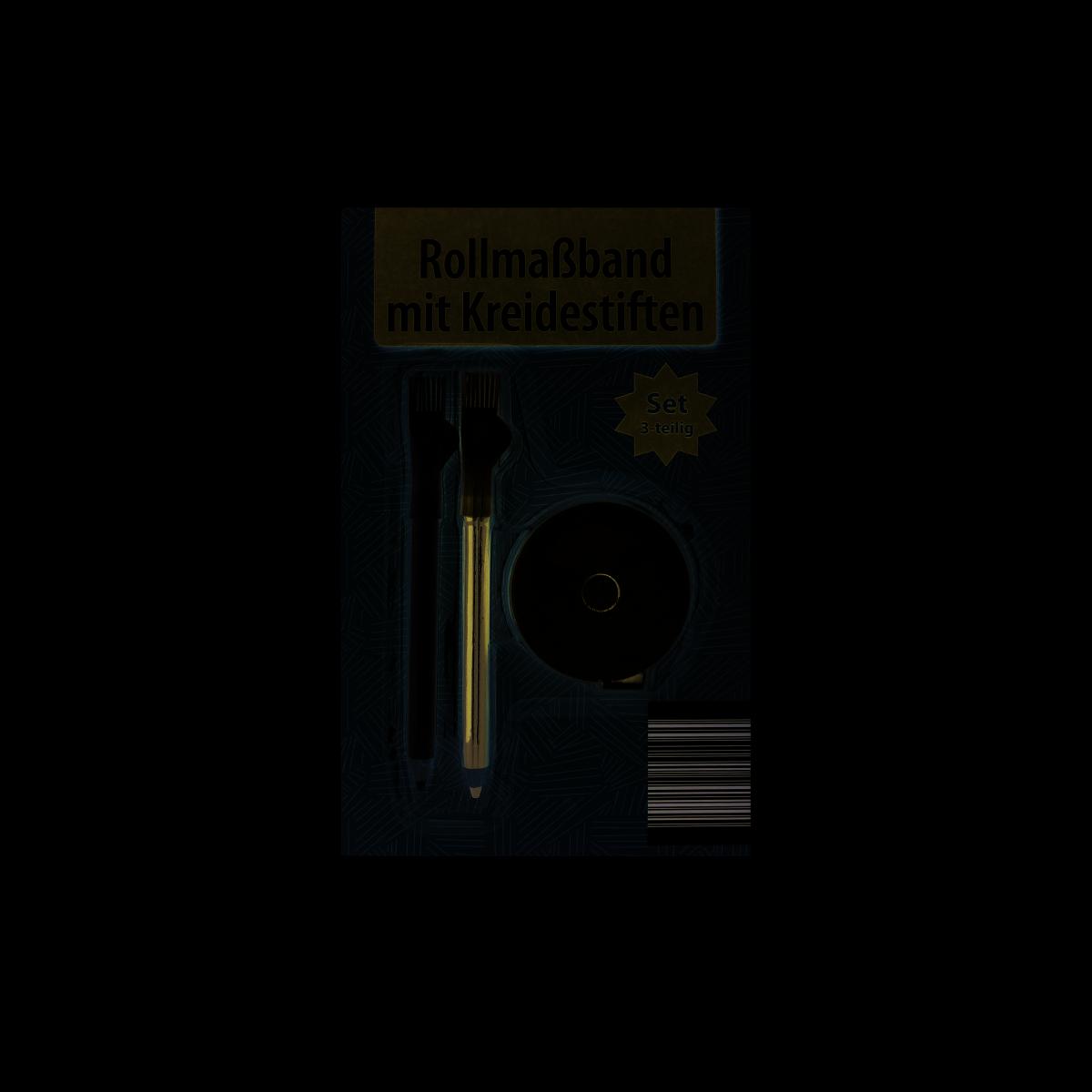 Es handelt sich um eine Warenzusammenstellung in Aufmachung für den Einzelverkauf, bestehend aus einem Rollmaßband und zwei sog. Kreidestiften, gemeinsam auf einer Pappkarte aufgemacht.

Bei dem Rollmaßband handelt es sich um ein beidseitig bedrucktes Maßband mit einer Länge von 150 cm und einem Durchmesser von ca. 5 cm.

Bei den Kreidestiften handelt es sich um verschiedenfarbige Stifte mit einer Länge von ca. 9 cm, bestehend aus einer Kreidemine in einer festen Schutzhülle aus Holz. Sie sind mit einer speziellen Schutzkappe aus Kunststoff versehen, die an einer Seite mit einer Bürste ausgestattet ist. Bei der aus verschiedenen Bestandteilen bestehenden Ware wird der Charakter im Hinblick auf die Verwendung und den Umfang durch den Stift bestimmt.

Ein charakterbestimmender Bestandteil der Warenzusammenstellung kann nicht ermittelt werden, so dass die Einreihung in die zuletzt genannte, der in Betracht kommenden Positionen erfolgt.

Die Ware wird als Farbstift mit festem Schutzmantel, kein Bleistift, eingereiht.
