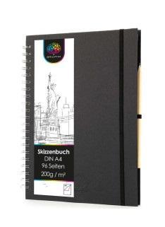 Sogenannte Skizzenbücher:

Es handelt sich um sogenannte Skizzenbücher, Format DIN A 4, Hochformat mit 48 bzw. 96 Seiten (jeweils 200g/qm dickes Papier), mit schwarzfarbenem Umschlag.
Das Erzeugnis gibt es in folgenden Varianten:
"Liebe zum Detail": Mit Hardcover mit Gummiband für sicheres verschließen, inklusive Schlaufe für einen Stift und mit Spiralbindung. 
"Für Künstler": Enthält glattes Papier für perfekte und detaillierte Linien bei jedem Malwerkzeug.
"Vielseitig": Hochformat für Skizzen, Sketch, Illustration, Manga, Modedesign oder als Aquarell Skizzenbuch
"Kreativ": Inklusiv Stift. 
Antragstellerangaben 

Abbildung siehe Anlage

Derartige Waren gehören als "Notizbücher und dergleichen, aus Papier oder Pappe, andere (den Merkbüchern und Notizbüchern ähnliche Waren)" zum TARIC-Code 4820 10 90 00.