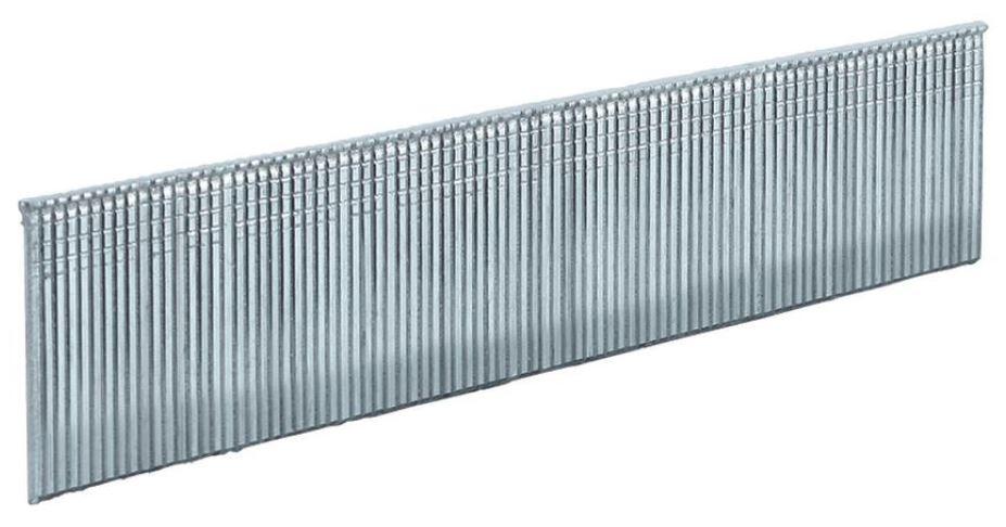 Es handelt sich um Nägel (Gesamtlänge: etwa 25 mm) aus verzinktem Stahldraht mit Kopf, glattem Schaft und zugespitztem Ende. Die Erzeugnisse sind in Streifen zusammenhängend und kommen in Druckluft-Tackern zum Einsatz.
Sie sind geeignet z. B. für Renovierungsarbeiten wie beim Reparieren von Zäunen und Rankbefestigungen, beim Bau von Gartenhäuschen und Hochbeeten oder bei der Befestigung von Sockelleisten.
- Antragstellerangaben -

Abbildung siehe Anlage.

Derartige Erzugnisse gehören als "Nägel aus Stahldraht, zusammenhängend in Streifen" zum TARIC-Code 7317 0020 00.