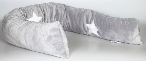 Zugluftstopper, sog. Windstopper Muster, Foto siehe Anlage,
- laut Antrag in drei unterschiedlichen Designs,
- annähernd in Form einer Rolle; mit den Abmessungen (Ø x L) von ca. 8 cm x 90 cm,
- aus einfarbigen Samtgewirken aus laut Antrag 100 % Polyester (synthetische Chemiefasern),
- mit Wattierungsstoff gefüllt und mit eingelegten, mit laut Antrag Sand gefüllten Päckchen
  versehen,
- mit drei sternförmigen Applikationen verziert,
- durch Zusammennnähen konfektioniert,
- wird zum Verhindern von Zugluft vor die Tür gelegt,
- aufgrund der Verwendung keine den Bettausstattungen ähnliche Ware der Position 9404,
- kennzeichnet sich aufgrund der eindeutig raumbezogenen Funktion als Ware zur Innenaus-
  stattung; somit keine Ware der Position 6307.

"Andere Ware zur Innenausstattung (Zugluftstopper), aus Spinnstoffen, keine Ware der Position 
 9404, aus Gewirken"
