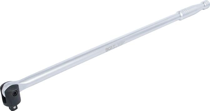 "Gelenkgriff"

- mit freiem Arm zu handhabendes Antriebsteil (Griff), vollständig aus unedlem Metall, für
  auswechselbare Steckschlüsseleinsätze in Form einer Stange (Länge: etwa 610 mm), an einem
  Ende zu einem Griff ausgearbeitet und am anderen Ende mit einem schwenkbaren Außenvier-
  kantantrieb (1/2") ausgestattet

- zum Verkauf mit einem auf den Vierkantantrieb aufgesteckten Aufhänger mit Klebeetikett
  aufgemacht

Abbildung siehe Anlage.

Derartige Erzeugnisse gehören als "auswechselbare Steckschlüsseleinsätze, auch mit Griff,
mit arbeitendem Teil aus unedlem Metall und Teile davon aus unedlem Metall" zum
TARIC-Code 8204 2000 00.
