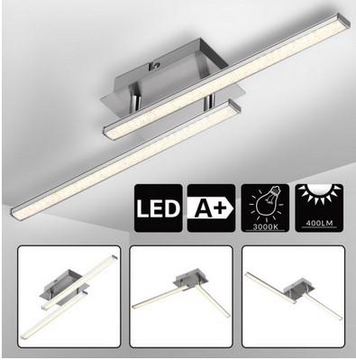 Bei der sog. LED Deckenleuchte Pinner 2-flammig handelt es sich um eine Deckenleuchte, bestehend aus einer qaderförmigen Deckenaufhängung aus unedlem Metall und zwei, mittels Abstandshalter daran waagerecht befestigten, drehbaren Metallschienen (etwa 66  x 10 x 7 cm – L x B x H), mit fest verbauten LED-Lichtquellen, die an der Unterseite mit einem körnig gestalteten Diffusor aus klarem Kunststoff versehen sind.

Das Erzeugnis dient der Beleuchtung von Innenräumen und wird mit Montagematerial in einem Karton verpackt.

Der stoffliche Charakter der Leuchte wird aufgrund des Umfangs, des äußeren Erscheinungsbildes und der Bedeutung in Bezug auf die Verwendung (Form und Stabilität verleihend) durch das unedle Metall bestimmt.

Hinweise auf eine Handarbeit liegen nicht vor.

Das Erzeugnis ist als "elektrischer Beleuchtungskörper, Deckenleuchte, anderweit weder genannt noch inbegriffen, nicht von den Unterpositionen (KN) 9405 1140 und 9405 1150 erfasst, ausschließlich zur Verwendung mit LED-Lichtquellen bestimmt, aus Metall, nicht handgearbeitet, nicht für zivile Luftfahrzeuge" einzureihen.