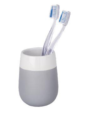 Keramischer Toilettengegenstand, Foto siehe Anlage,
- glasierter, farbig bemalter, bauchiger Becher,
- mit einer Höhe von ca. 11 cm,
- mit einem Durchmesser (oben) von ca. 6,5 cm,
- keramisches Erzeugnis, nach der Formgebung gebrannt, tonmineralhaltiges Material enthaltend,
- lt. Antrag handelt es sich weder um Porzellan noch um gewöhnlichen Ton, Steinzeug, Steingut
  oder feine Erden; das Erzeugnis ist als andere keramische Ware anzusehen,
- zur Verwendung als Zahnputzbecher im Badezimmer bestimmt.

"Keramischer Toilettengegenstand, aus anderer Keramik als Porzellan, gewöhnlicher Ton, Steinzeug,
Steingut oder feine Erden"