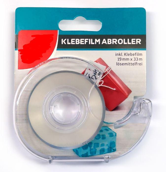 "Klebefilm-Abroller"
aus verschiedenen Bestandteilen zusammengesetzte Ware, bestehend aus

- einem mit freiem Arm zu handhabenden Klebebandabroller in Form eines zu öffnenden,
  transparenten Gehäuses aus Kunststoff mit einer Abreißkante aus unedlem Metall (arbeitender Teil)

- - ohne Grundplatte oder Vorrichtung zum Aufstellen auf Tischen oder ähnlichem

- einer bereits eingelegten Klebebandrolle

- dient zum manuellen Abreißen und Entnehmen von Klebestreifen

- gemeinsam auf einer Pappunterlage aufgeblistert

- kein charakterverleihendes Merkmal ist ermittelbar, sodass das Erzeugnis gemäß AV 3 c) der von
  den gleichermaßen in Betracht kommenden Positionen in der Nomenklatur zuletzt genannten 
  Position 8205 zuzuweisen ist

Abbildung siehe Anlage.

Derartige Erzeugnisse gehören als "Handwerkzeuge, anderweit weder genannt noch inbegriffen, mit arbeitendem Teil aus unedlem Metall, andere als in den TARIC-Codes 8205 1000 00 bis 8205 5910 00 genannte" zum TARIC-Code 8205 5980 00.