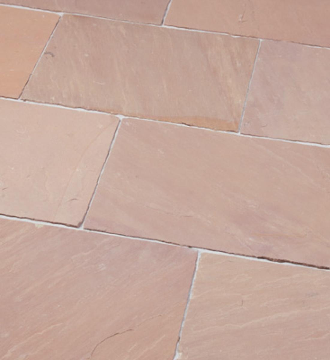 Angaben:
Terrassenplatten MODAC CLASSIC satiniert; Bearbeitung: Oberfläche spaltrau und gebürstet, Unterseite kalibriert, Seiten handbekantet; Material: Sandstein; Farbe: rötlich bunt.

Befund:
Bearbeitete Werksteine und Waren daraus, poliert, verziert oder anders bearbeitet, jedoch ohne Bildhauerarbeit, mit einem Eigengewicht von 10 kg oder mehr.