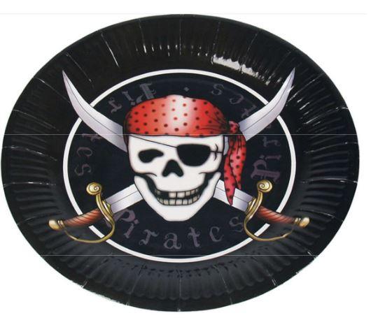 Es handelt sich um runde Teller mit geprägten leicht hochgezogenen Rändern aus Pappe aus Halbstoff aus Holz mit einem Durchmesser von etwa 23 cm. Die Pappe ist einseitig mit einem Piratenmotiv (Totenschädel mit Augenklappe vor gekreuzten Säbeln) bedruckt und mit einer dünnen Schicht aus Kunststoff überzogen, deren Dicke weniger als die Hälfte der Gesamtdicke ausmacht. Die Teller sind zum einmaligen Gebrauch bestimmt und zu 10 Stück in Kunststofffolie eingeschweißt und etikettiert.

Abbildung siehe Anlage.

Derartige Waren gehören als "andere Waren aus Pappe, nicht aus Bambus, Teller" zur Codenummer 4823 69 10 00 0 des Zolltarifs.