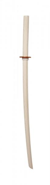 Bei dem durch Antragsangaben und eine Abbildung veranschaulichten Erzeugnis handelt es sich um einen Sportausrüstungsgegenstand in Form eines sogenannten Bokkens. 
Bei dem ca. 101 cm langen, sich nach vorne verjüngenden, leicht gebogenen Schwert aus massivem Holz ist der Griff durch einen kleinen Absatz kenntlich gemacht. Zusätzlich ist das Bokken mit einem Stichblatt (Handschutz, sog. Tsuba) aus Kunststoff ausgestattet.

Derartige Erzeugnisse dienen dem Training asiatischer Kampfkünste.

Derartige Erzeugnisse sind zolltarifrechtlich als "Ausrüstungsgegenstand für andere Sportarten als von den TARIC-Codes 9506 1110 00 bis 9506 9910 00 erfasst, in Kapitel 95 anderweit weder genannt noch inbegriffen" einzureihen.