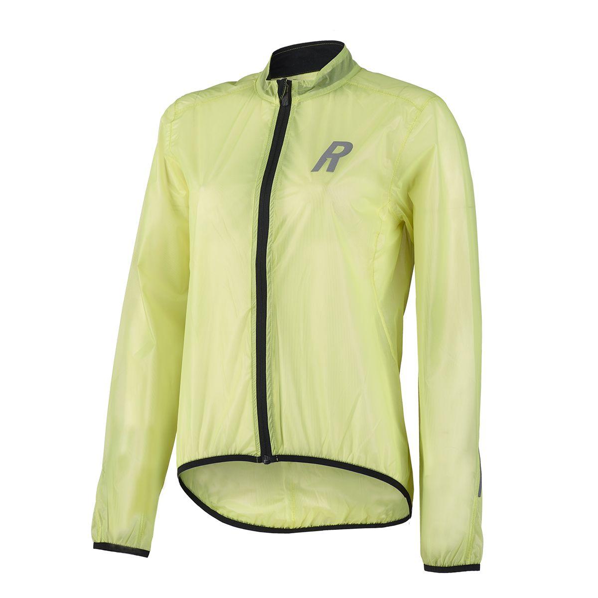 Blouson, sog. PERFORMANCE Damen Regenjacke, Größe 38, Foto siehe Anlage,
- in einem Polybeutel verpackt,
- aus ca. 0,2 mm dicken, einfarbigen, einseitig (Innenseite) mit Kunststoff (kein Zellkunststoff) laminierten
  Gewirken der Position 5903 aus laut Antrag 100 % Polyamid (synthetische Chemiefasern),
- über die Taille reichend (Rückenlänge: ca. 69 cm), hinten abgerundet und vorn bis zu ca. 9 cm kürzer
  gearbeitet,
- mit einem Stehkragen,
- vorn mit einer durchgehenden Öffnung mit einem bis in die Kragenspitzen reichenden Reißverschluss;
  am Kragenrand mit einer kurzen Überlappung von rechts auf links,
- mit langen Ärmeln, die über den unteren Rand des Kleidungsstücks hinausreichen,
- mit reflektierenden Paspeln und Aufdrucken versehen,
- am verengten unteren Rand und an den Ärmelenden mit Streifen aus elastischen Geweben eingefasst,
- aufgrund der verwendeten Flächenerzeugnisse keine Ware der Position 6102.

"Kleidung aus Gewirken der Position 5903"