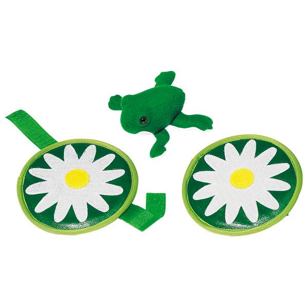 Nach den Angaben der Antragstellerin handelt es sich um ein Freiluftspiel ("Froschfangspiel, Art. 15025"), bestehend aus
- zwei runden, tellerförmigen Fangscheiben (Durchmesser etwa 12,5 cm) aus Spinnstoff, die auf der
  Vorderseite jeweils mit einem blütenförmigen Klettgewebe und auf der Rückseite mit einem
  verstellbaren Haltegriff aus Klettband versehen sind,
- einem stilisierten, mit weichem Material befüllten Frosch aus Spinnstoffen, der als Ball fungiert.

Ziel des Spiels ist es, den Frosch zu werfen und mit Hilfe der an den Fangscheiben befindlichen Klettfläche wieder aufzufangen. Das Spiel ist an einer Pappkarte mit Polybeutel für den Einzelverkauf aufgemacht.

Derartige Erzeugnisse werden zolltarifrechtlich als "anderer als in den Unterpositionen (KN) 9506 1110 bis 9506 9910 genannter Ausrüstungsgegenstand für Freiluftspiele, in Kapitel 95 weder genannt noch inbegriffen" eingereiht.