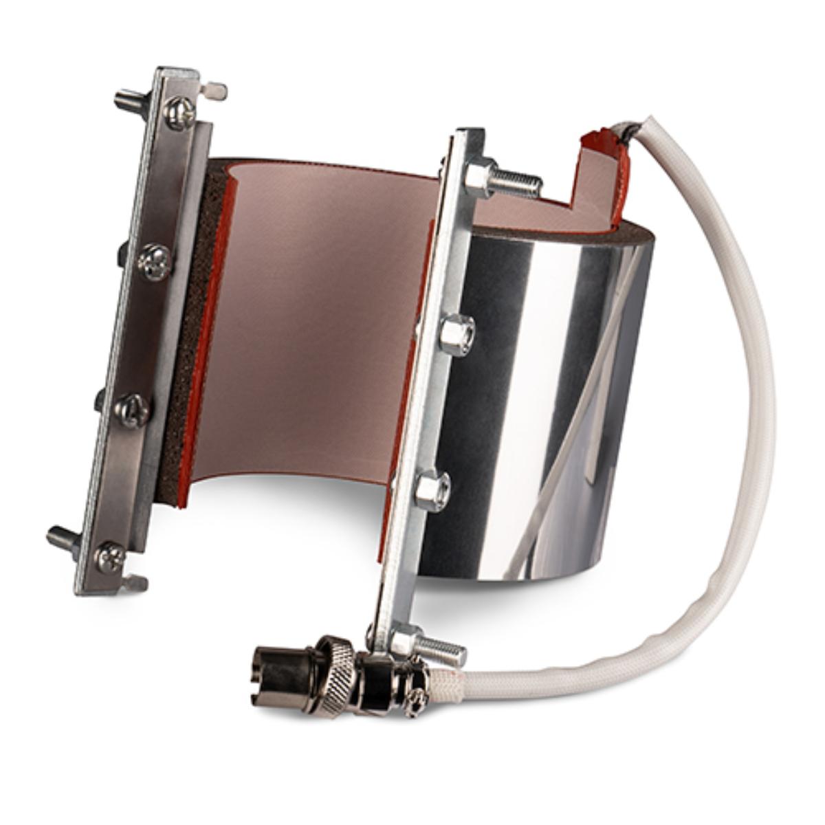 Sog. Ersatz-Heizelement, Artikelnummer MPR-3-12
- in Form eines rechteckig zugeschnittenen Fiberglassilikonträgers mit eingebettetem
  Heizwiderstand und elektrischem Anschluss, aufgebracht und fest verbunden mit einer
  ca. 1 cm dicken "Bubble-Silicon" Matte (für die Druckverteilung) -Abbildung Anlage-,
- nach Einlegen in einen dem Heizelement angepassten Edelstahlmantel sowie Anschluss
  und Einsetzen in eine Tassenpresse zum Erhitzen der in das Heizelement eingelegten
  Druckvorlage und des Druckgutes (Tassen mit Durchmesser von ca. 80 mm) und gleich-
  zeitig zur gleichmäßigen Druckverteilung auf das Druckgut.
"Teil, erkennbar ausschließlich bestimmt für mechanische Geräte mit eigener Funktion, in Kapitel 84 anderweit weder genannt noch inbegriffen, nicht für Maschinen der Unterposition (KN) 8479 8970, nicht aus Eisen oder Stahl gegossen, keine Ware der Codenummern 8479 9070 10 0 bis 8479 9070 87 0 - sog. Ersatz-Heizelement für Tassenpresse"