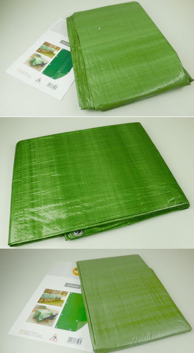 Planen, sog. Gewebe-Ösenplanen WOW BASIC, Foto siehe Anlage,
- mit einem bedruckten Papiereinleger in einem Polybeutel verpackt,
- flache Erzeugnisse, in rechteckiger Form, mit einem Quadratmetergewicht von laut Antrag 80 g,
- aus ca. 0,2 mm dicken, einfarbigen Geweben aus Streifen aus synthetischer Spinnmasse (somit keine
  Ware der Unterposition 6306 1200) aus laut Antrag HDPE (= High Density Polyethylen) mit einer
  augenscheinlichen Breite von weniger als 5 mm; die Gewebe sind beidseitig mit einer Folie aus 
  Kunststoff (laut Antrag: LDPE = Low Density Polyethylen) laminiert; das Überziehen mit Kunststoff ist
  mit dem bloßen Auge jedoch auf beiden Seiten nicht wahrnehmbar (somit weder Meterware der
  Position 5903, noch des Kapitels 39),
- am durch Umschlagen und Festkleben gesäumten Rand mit Ösen aus unedlem Metall ausgestattet
  und mit einem eingezogenen Garn verstärkt,
- durch Zusammenfügen konfektioniert,
- dient laut Antrag als Allzweckplane zum Schutz von bspw. Holzstapeln oder Gartenmöbeln gegen Wind
  und Wetter, Schmutz und Nässe.

"Plane aus Spinnstoffen, andere als in der Unterposition 6306 12 genannte"
