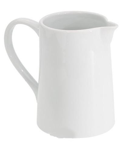 Haushaltsartikel aus Porzellan, sog. Vase, Foto siehe Anlage,
- weißer, glasierter Krug mit Henkel und Ausgusstülle,
- in den Abmessungen: ca. 10,3 cm (Durchmesser) x 14,1 cm (Höhe),
- keramisches Erzeugnis, nach der Formgebung gebrannt, tonmineralhaltiges Material
  enthaltend,
- lt. Antrag aus Porzellan,
- wird üblicherweise bei Tisch oder zum Gebrauch in der Küche verwendet, somit keine
  Vase der Position 6913,
- in einem Karton verpackt.

"Haushaltsartikel (Krug), aus Porzellan, Artikel für den Tisch- oder Küchengebrauch"