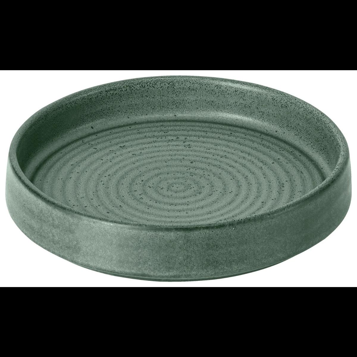Anderes keramisches Geschirr, Artikel Nr. 30108589, sog. Teller mit hohem Rand Snug, 
Foto siehe Anlage,
- glasierter, grüner, gesprenkelter, runder Teller,
- in den Abmessungen: 13,2 cm (Durchmesser) x 3,2 cm (Höhe),
- keramisches Erzeugnis; nach der Formgebung gebrannt; tonmineralhaltiges Material
  enthaltend,
- nach dem Ergebnis der wissenschaftlichen Untersuchung aus Steinzeug,
- lt. Antrag 4 Stück / Packung.

"Anderes keramisches Geschirr (Teller), aus Steinzeug"