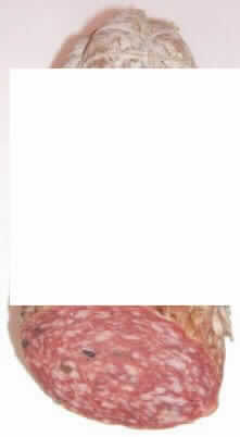 Salami

Angaben des Antragstellers: 
Original italienische, luftgetrocknete Salami mit einem kleinen Anteil an Trüffel, hergestellt aus: Schweinefleisch, Speck, Salz, Trüffel, Dextrose, Gewürzen, Aroma sowie Antioxidationsmittel und Konservierungsstoff. Die vakuumverpackte Salami soll in Kartons mit jeweils 12 Salamiwürsten gehandelt werden.

Feststellungen: 
Statt eines Warenmusters wurde ein Foto der Ware vorgelegt. Danach ist die Salami angeschnitten und mit einer Banderole versehen.


Befund:
Würste und ähnliche Erzeugnisse, aus Fleisch, Schlachtnebenerzeugnissen oder Blut; Lebensmittelzubereitungen auf der Grundlage dieser Erzeugnisse / - andere / --Rohwürste, getrocknet oder streichfähig / --- von Tieren der Positionen 0101 bis 0104, ausgenommen Wildschweine