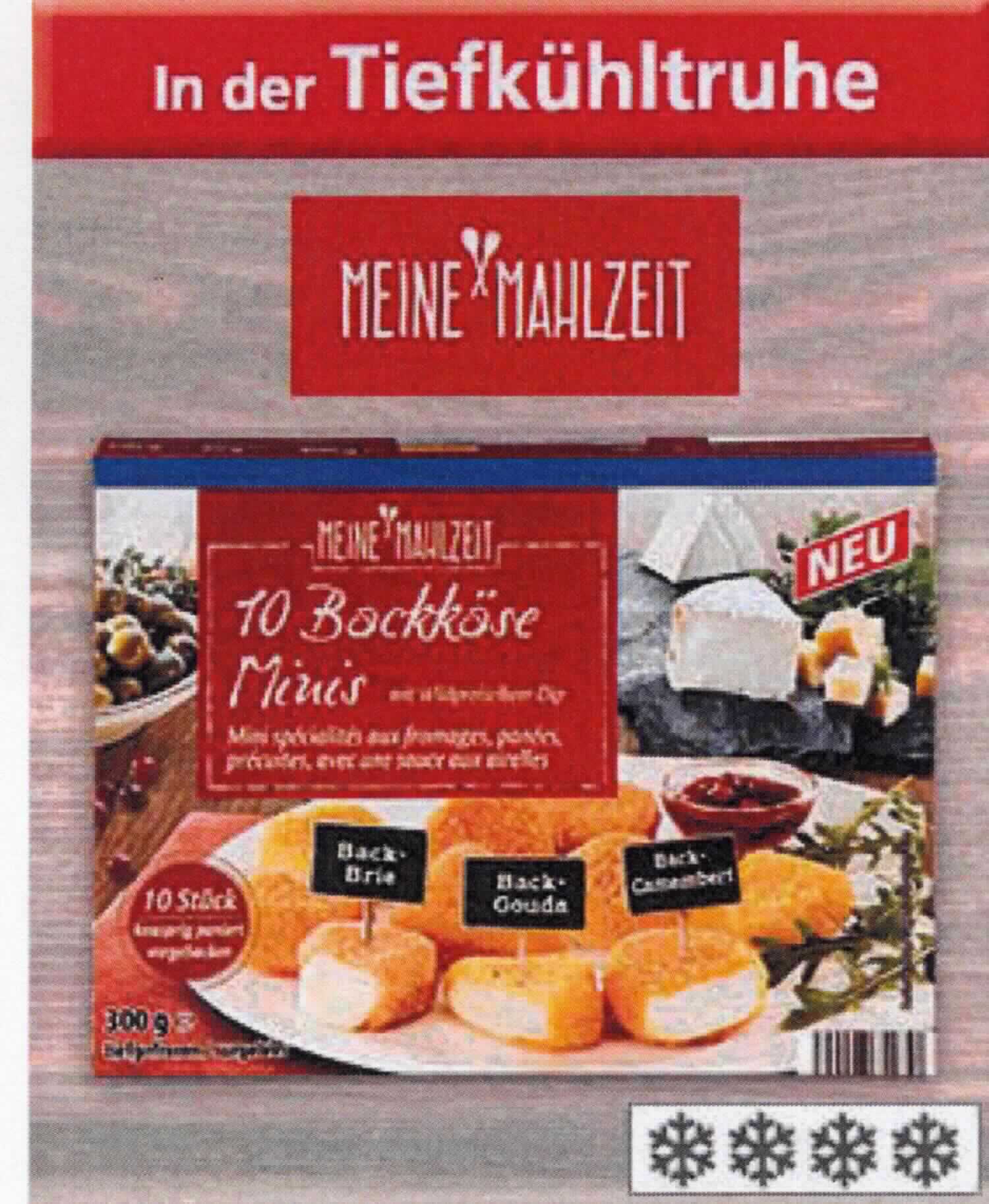 Backkäse, drei Sorten, tiefgefroren, mit Wildpreiselbeeren

Ein Warenmuster wurde nicht vorgelegt. Vorgelegt wurden eine Produktspezifikation, eine Abbildung einer Verkaufseinheit und zusätzliche Angaben zur Zusammensetzung der Ware. Die Verkaufsverpackung enthält zehn tiefgefrorene, panierte und vorfrittierte Käsestücke (4 x Camembert Gesamtgewicht 100 g, 3 x Brie Gesamtgewicht 75 g, 3 x Gouda Gesamtgewicht 75 g) und eine Wildpreiselbeermischung als Dip (50 g). Die Verpackung ist für den Endverbraucher aufgemacht und enthält Angaben zu u. a. Warenbezeichnung, Vertreiber, Gesamtgewicht (300 g) und Zubereitung (tiefgefrorene Backkäse im Backofen bei 220 °C ca. 9 min backen und mit den aufgetauten Wildpreiselbeeren genießen).

Warenzusammenstellung im Sinne der AV 3b), deren Charakter durch den Camembert bestimmt wird.

Camembert: Wassergehalt in der fettfreien Trockenmasse*: mehr als 47 bis 72 GHT
* gemäß Antragsangaben

Anderer Käse, keiner der UPos 0406 1020 bis 0406 9050 der KN, mit einem Fettgehalt von 40 GHT oder weniger, mit einem Wassergehalt in der fettfreien Käsemasse von mehr als 47 bis 72 GHT, Camembert.