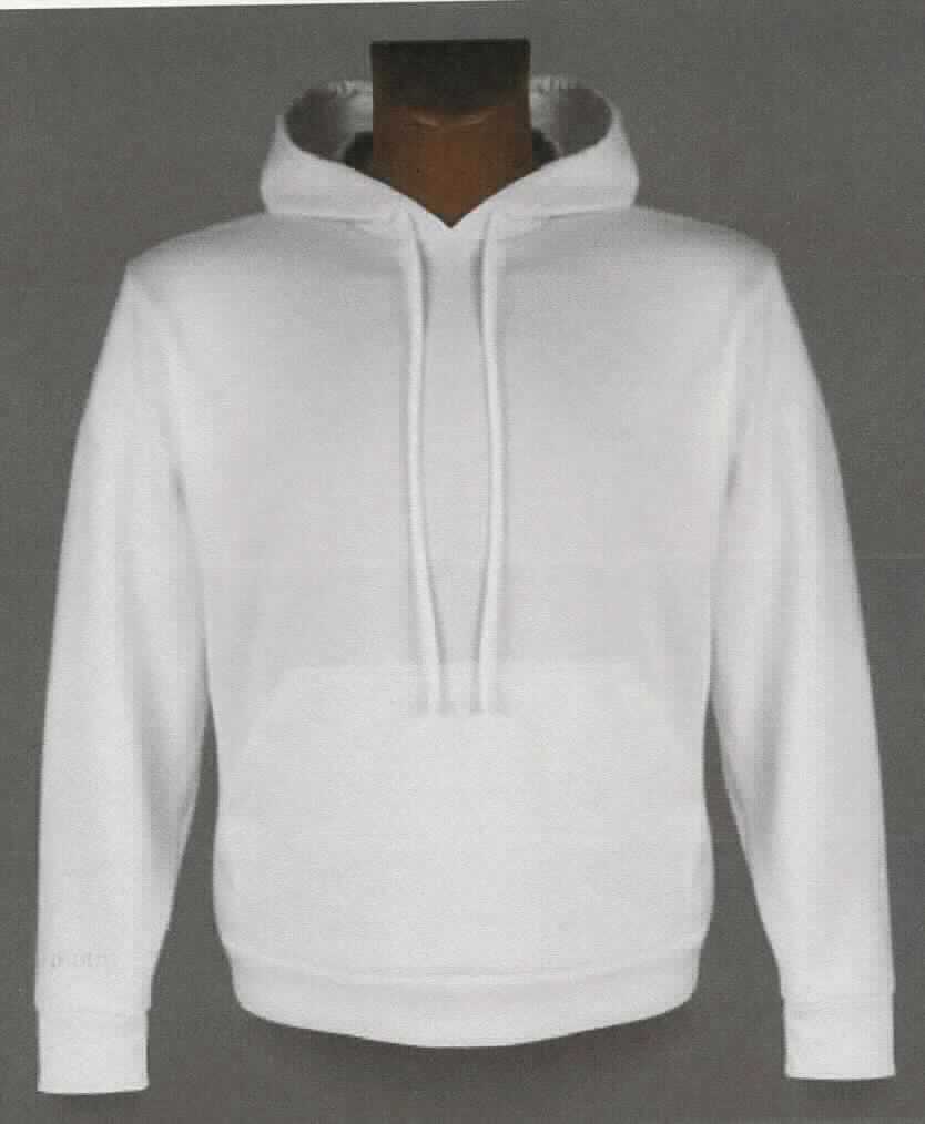 Blousonähnliches Kleidungsstück, sog. Basic Kapuzen-Sweatshirt, Größe S, Foto siehe Anlage,
- aus ca. 1,5 mm dicken, einfarbigen, einseitig (Innenseite) gerauten Gewirken aus laut Antrag 100 % Polyester 
  (synthetische Chemiefasern), 
- über die Taille reichend (Rückenlänge: ca. 62 cm),
- mit einer Kapuze mit Tunnelzug; mit einer kurzen Überlappung der Ränder von rechts auf links (Frauenkleidung),
- ohne Öffnung und ohne Verschluss,
- vorn mit einer aufgesetzten Kängurutasche,
- mit langen Ärmeln, die über den unteren Rand des Kleidungsstücks hinausreichen; an den Ärmelenden mit 
  gerippt gewirkten Bündchen verengt,
- am unteren Rand einem gerippt gewirkten, verengenden Bund,
- erfüllt die Merkmale zur Einreihung als blousonähnliches Kleidungsstück, somit kein Pullover.

"Blousonähnliches Kleidungsstück aus Gewirken, für Frauen, aus Chemiefasern"