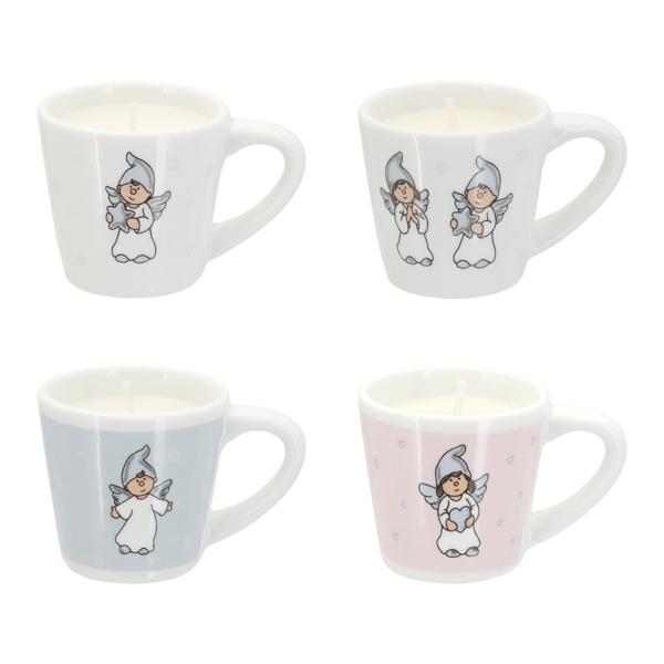 Angaben:
Kleine Tasse, mit Wachs gefüllt; Kerzenmasse enthält einen Docht; Kerze ist geruchslos; mit Aufdruck "Schutzengel" an der Tassenaußenseite.

Warenbeschreibung:
Weiße Kerzenmasse (mit durchgehendem Docht, ca. 2 mm dick), eingegossen in eine runde, kleine Keramiktasse (Höhe: ca. 4,6 cm, Durchmesser: ca. 5 cm).

Befund:
Kerzen (Lichte) aller Art und dergleichen.
Zusammengesetzte Ware, bei der im Sinne der AV 3 b) die Kerze im Hinblick auf die Verwendung als charakterbestimmend angesehen wird.