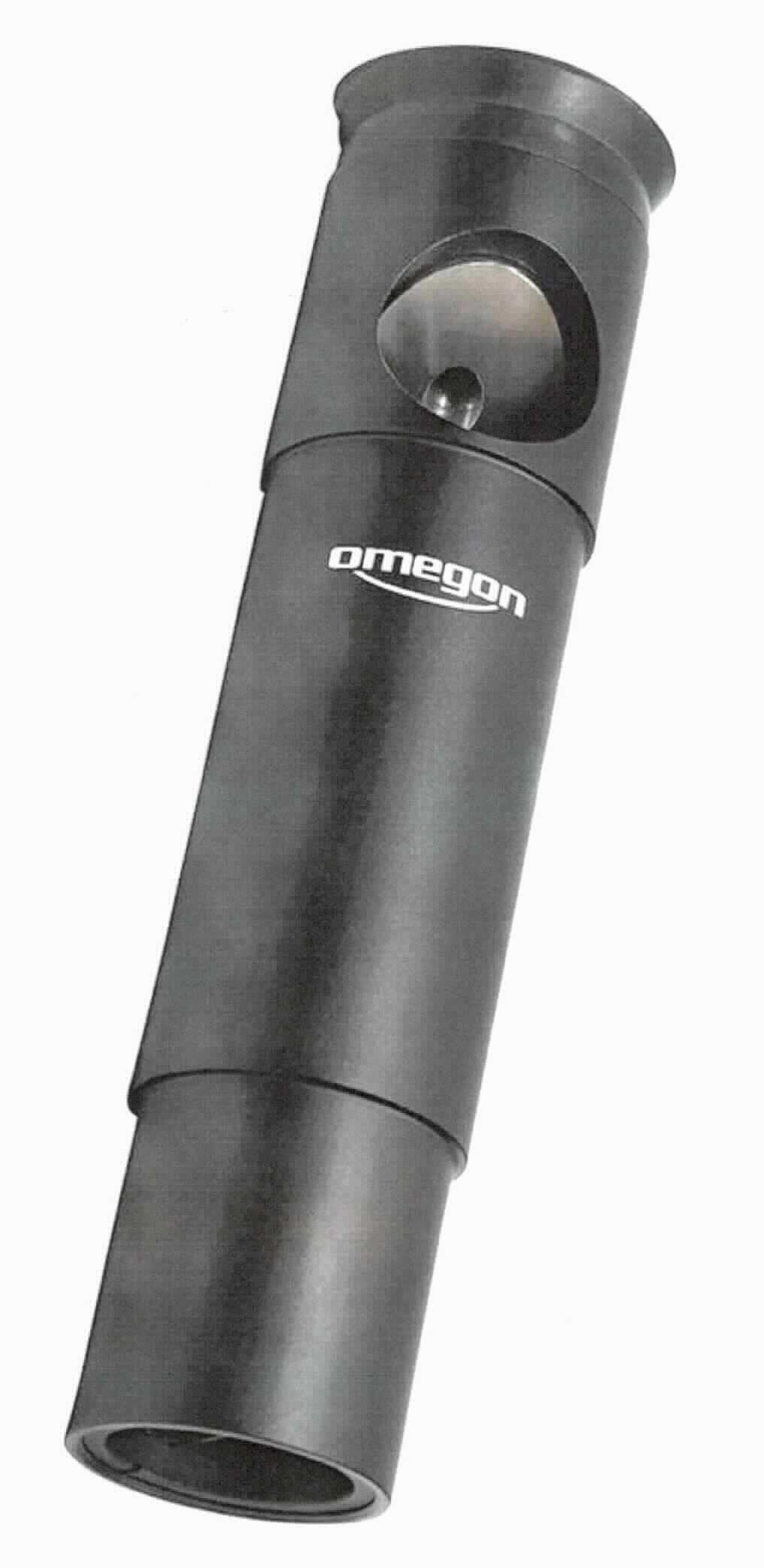 Sog. Omegon Kollimationsokular Art.Nr. 33141, optische Justierhilfe für Newton-Teleskop-Tuben, sog. Cheshire Okular, bestehend aus einem langen Metalltubus, einem Fadenkreuz und einer 45°-Basis. Es handelt sich um ein optisches Prüfgerät, das über eine seitliche Öffnung und eine reflektierende Fläche das eintretende Licht auf die Linsen oder Spiegel eines Newton-Teleskops lenkt. Die reflektierte Abbildung kann über die Einblicksöffnung am hinteren Ende des sog. Okulars unter dem Fadenkreuz betrachtet und damit die Kollimation beurteilt werden. Es handelt sich nicht um ein optisches Okular mit gefassten optischen Elementen, da es keine Linsen enthält. Der Reflektionseffekt wird durch das polierte Metall hervorgerufen.
Zur äußeren Form siehe Abbildung in Anlage.

Eine Einreihung als Zubehör eines Teleskops in die Unterposition (KN) 9005 9000 kommt gemäß Anmerkung 2 a) zu Kapitel 90 nicht in Betracht, da das sog. Okular sich als eigenständiges optisches Prüfgerät der Position 9031 darstellt. 

Die Ware wird als "optisches Gerät zum Messen oder Prüfen, in Kapitel 90 anderweit weder genannt noch inbegriffen, anderes Gerät als von den Unterpositionen (KN) 9031 1000 bis 9031 4910 erfasst" eingereiht.