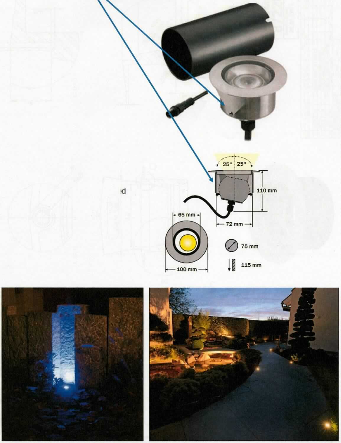 Die sog. "Gehäuse von Lampen für dem Außenbereich" sind annähernd zylindrische Erzeugnisse aus Edelstahl mit einer Höhe von ca. 4,6 cm und einen Durchmesser von ca. 7,2 cm, einem oberen Rand von ca. 10 cm Durchmesser und vier Bohrungen am unteren Rand. 

Sie dienen erkennbar als Gehäuse einer elektrischen Bodeneinbauleuchte.

Hinweise auf Handfertigung liegen nicht vor.
 
Die Erzeugnisse sind als "erkennbares Teil eines elektrischen Beleuchtungskörpers, anderweit weder genannt noch inbegriffen, aus Stahl, nicht für zivile Luftfahrzeuge, nicht handgearbeitet" einzureihen.