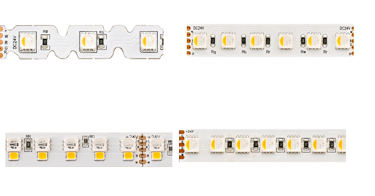 Niedervolt LED-Streifenprofile,
5937501 19,2W/m RGB/2400K LED-Streifen 5m,
5937601 19,2W/m RGB/2700K LED-Streifen 5m,
5937701 19,2W/m RGB/3000K LED-Streifen 5m,
5935601 22W/m RGB+W LED-Streifen RGB/2700K 5m,
5935701 22W/m RGB+W LED-Streifen RGB/3000K 5m,
5980001 24W/m Farbige LED-Streifen RGB+2700K 5m,
5937801 24W/m RGB+W LED-Streifen RGB/3000K 5m,
5937901 14,4W/m RGB/W S-SHAPE LED-Streifen RGB/2700K 5m,
5938001 14,4W/m RGB/W S-SHAPE LED-Streifen RGB/3000K 5m,
(beispielhafte Abbildungen siehe Anlage)
- in Form von Leuchtdiodenmodulen (LED-Modulen), jeweils basierend auf
  mehreren rot/grün/blau (RGB) und weiß-leuchtenden LEDs, die mit weiteren
  elektrischen Bauelementen (Widerständen) auf einer flexiblen, streifenförmigen
  gedruckten Schaltung (in gerader bzw. s-förmiger Linie) mit Anschlusskontakten
  angeordnet sind (ohne Sockel), auf der Unterseite mit einem doppelseitigen
  Klebeband zur Montage versehen und in bestimmten Abschnitten durch
  Schneiden kürzbar (Rollenlänge 5 Meter),
- zum Einsatz als elektrische Lichtquelle in unterschiedlichen Beleuchtungs-
  zwecken.

„Leuchtdiodenlichtquelle (LED-Lichtquelle), Leuchtdiodemodule (LED-Module)“