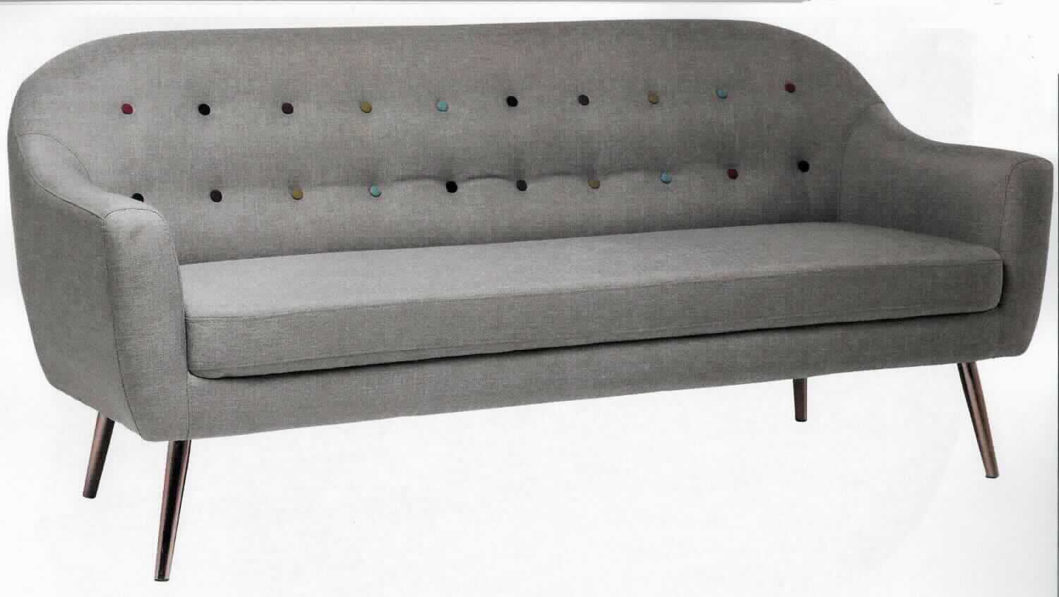 Bei dem sog. "Sofa (3-Sitzer)" handelt es sich um ein ca. 187 x 87 x 85 cm (B x H x T) großes Sitzmöbel, im Wesentlichen bestehend aus einem Korpus aus Holz, Standbeinen aus verchromten Metall, einem Federkern und Polyesterschaum. Das Sofa verfügt über eine Rückenlehne sowie zwei Armlehnen; die Sitzhöhe beträgt 47 cm. Das Sofa ist mit einem Bezug aus 100% Polyester - in Leinen-Optik - überzogen. 

Bei dem aus zwei unterschiedlichen Stoffen bestehenden Gestell wird der stoffliche Charakter insbesondere aufgrund der Bedeutung für die Verwendung und im Hinblick auf den Umfang von dem Holz bestimmt. 

Die auf den Boden zu stellende Ware ist als "anderes als von der Position 9402 erfasstes Sitzmöbel, nicht von den Unterpositionen (HS) 9401 10 bis 9401 59 erfasst, mit Gestell aus Holz, gepolstert" einzureihen.