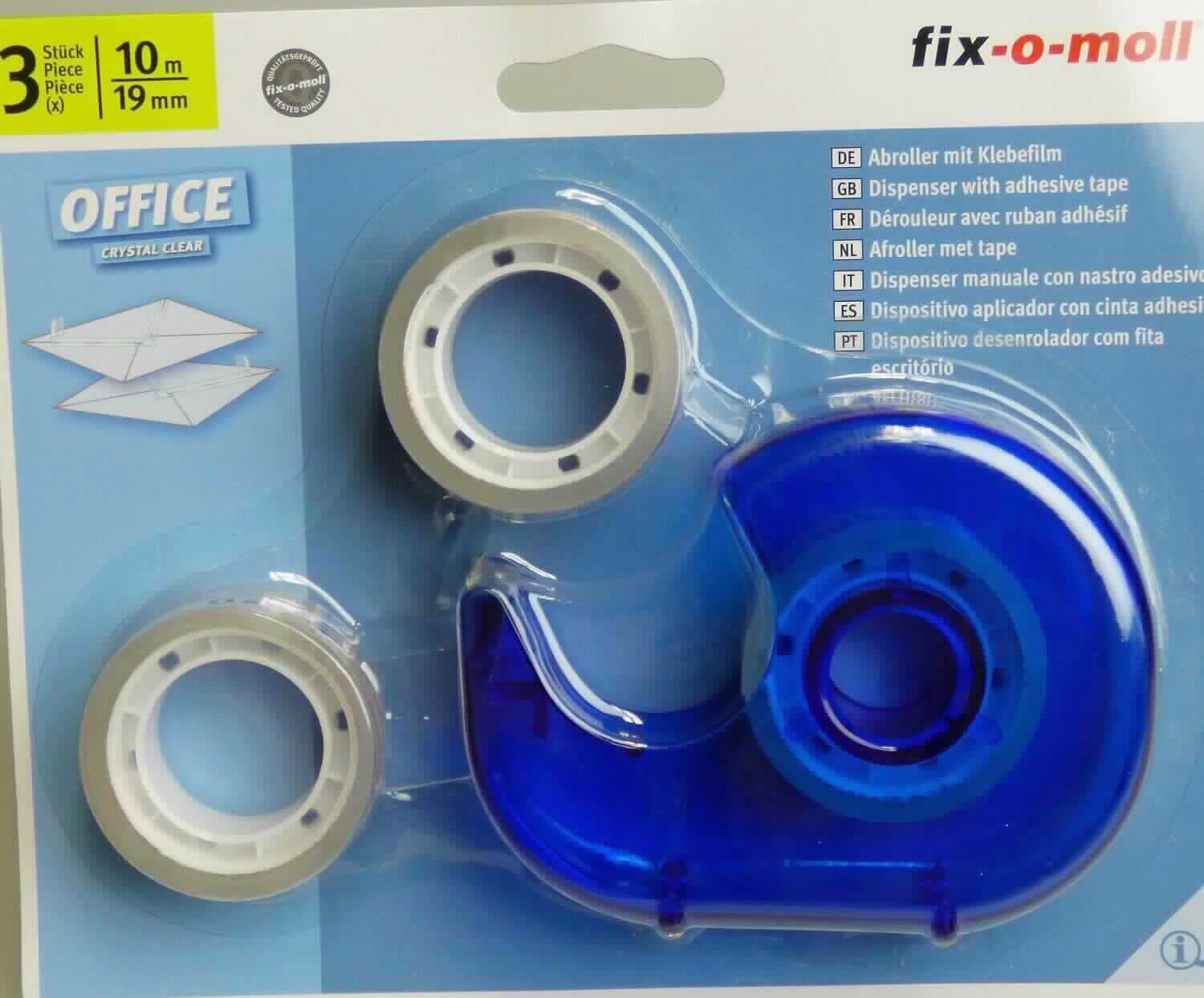Angaben des Antragstellers:
Abroller, blau, mit Klebefilmen (3 Stück, 10 m/19 mm)

Feststellungen an einem Warenmuster:
Es wurde eine Warenzusammenstellung aus zwei selbstklebenden, transparenten Kunststoffbändern auf Kunststoffrollen sowie einem Abroller aus Kunststoff (mit Abrisskante aus Metall) mit einem weiteren eingelegten Klebeband auf Rolle vorgelegt. Abroller und Klebebänder sind in einer Blisterpackung in Aufmachung für den Einzelverkauf verpackt.

Befund:
Der Charakter der vorliegenden Warenzusammenstellung aus selbstklebenden Kunststoffbändern und einem Abroller mit einem arbeitenden Teil aus unedlem Metall wird aufgrund der Menge durch die Bänder bestimmt. Danach liegen selbstklebende Bänder aus Kunststoff in Rollen mit einer Breite von weniger als 20 cm im Sinne der Unterposition (KN) 3919 1080 vor.