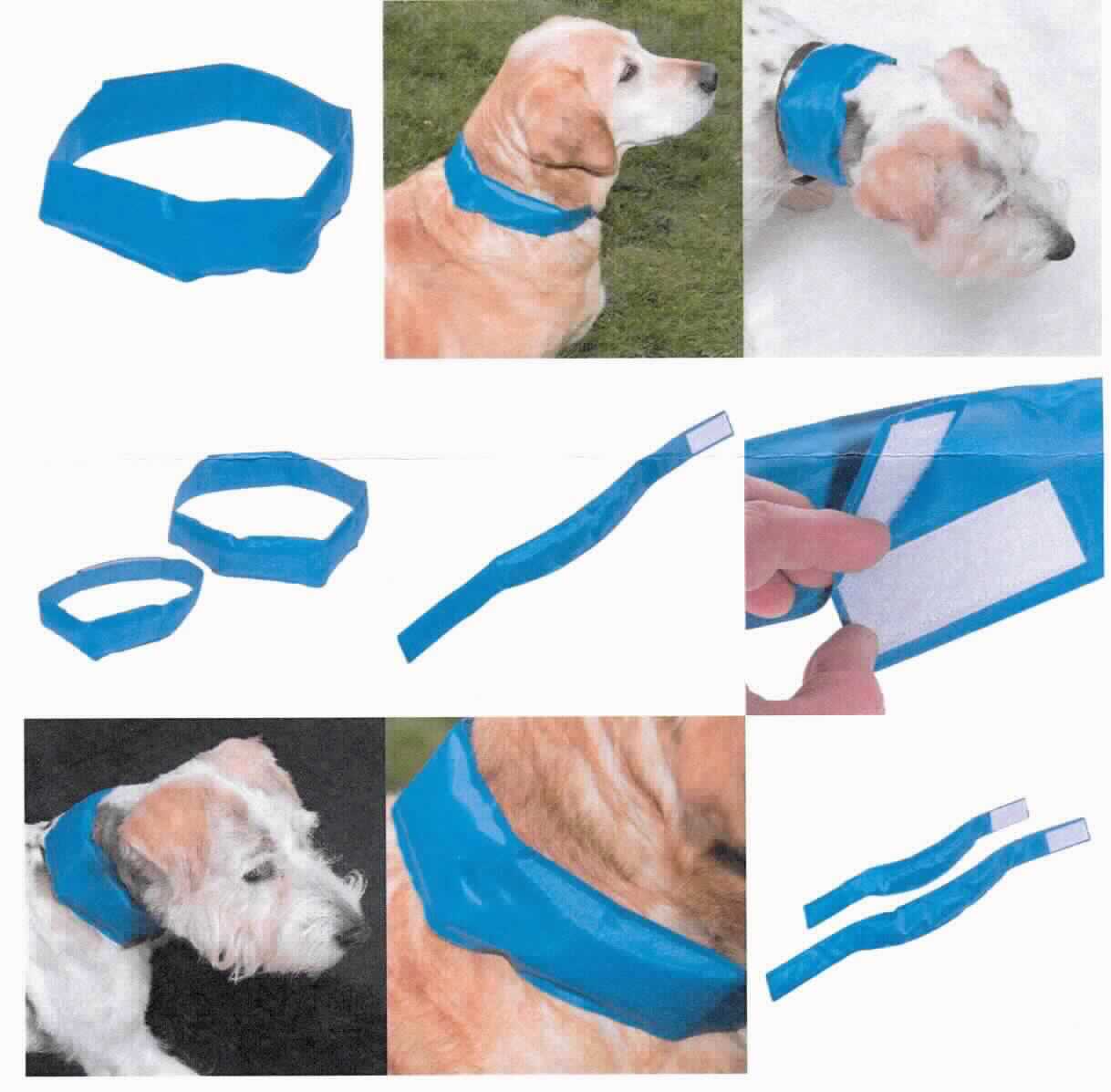 Angaben:
Smartpet Kühlhalsband Size L.

Feststellungen:
Halsbandartige Ware aus einem blauen Gewebe aus Spinnstoff mit Klettverschluss (Abmessungen: ca. 63 x 6 x 1 cm), mit einer Kammer (Abmessungen: ca. 30 x 6 cm), die mit einem gelblichen Gel (enthält u. a. Natriumcarboxymethylcellulose und Glycerin) gefüllt ist.
Die Ware ist zusammen mit einer Produktinformation für den Einzelverkauf in einem wiederverschließbaren Kunststoffbeutel aufgemacht.
 
Befund:
Chemische Erzeugnisse und Zubereitungen der chemischen Industrie oder verwandter Industrien (einschließlich Mischungen von Naturprodukten), anderweit weder genannt noch inbegriffen; chemische Erzeugnisse oder Zubereitungen, überwiegend aus organischen Verbindungen bestehend, anderweit weder genannt noch inbegriffen; andere.