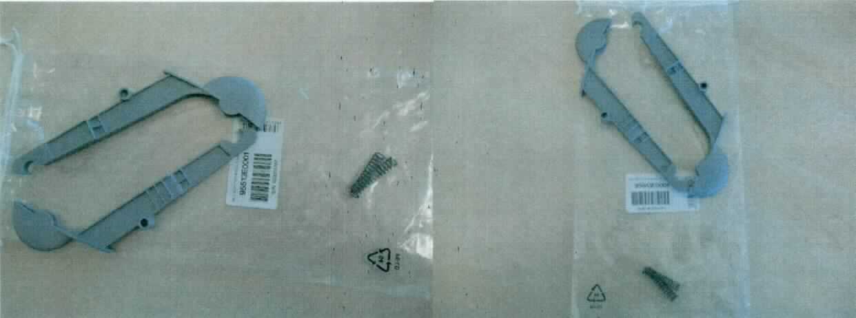 Es handelt sich um eine 155 x 65 x 15 mm große Strollerverriegelung aus Kunststoffen im Sinne der Anmerkung 1 zu Kapitel 39. Die mit einer Metallfeder versehene Ware weist an der Oberseite einen halbrunden "Druckknopf" und an der Unterseite eine Haken auf. Sie wird fest in Kinderautositze auf beiden Seiten der Tragegriffbefestigung verbaut und soll als Verbindungselement die temporäre Befestigung des Kindersitzes an einem Kinderwagengestell ermöglichen. 

Eine Einreihung in die Position 8715 scheidet aus, da sich die Ware nicht als Teil eines Kinderwagens darstellt. Eine Einreihung in die Position 9401 kommt ebenfalls nicht in Betracht, da Möbelbeschläge als Teile mit allgemeiner Verwendungsmöglichkeit aus dem Kapitel 94 ausgewiesen werden. 

Derartige Erzeugnisse werden zolltariflich als "andere Ware aus Kunststoffen, Beschläge für Möbel, andere als von den TARIC-Codes 3926 3000 10 bis 3926 3000 20 erfasst" eingereiht.
