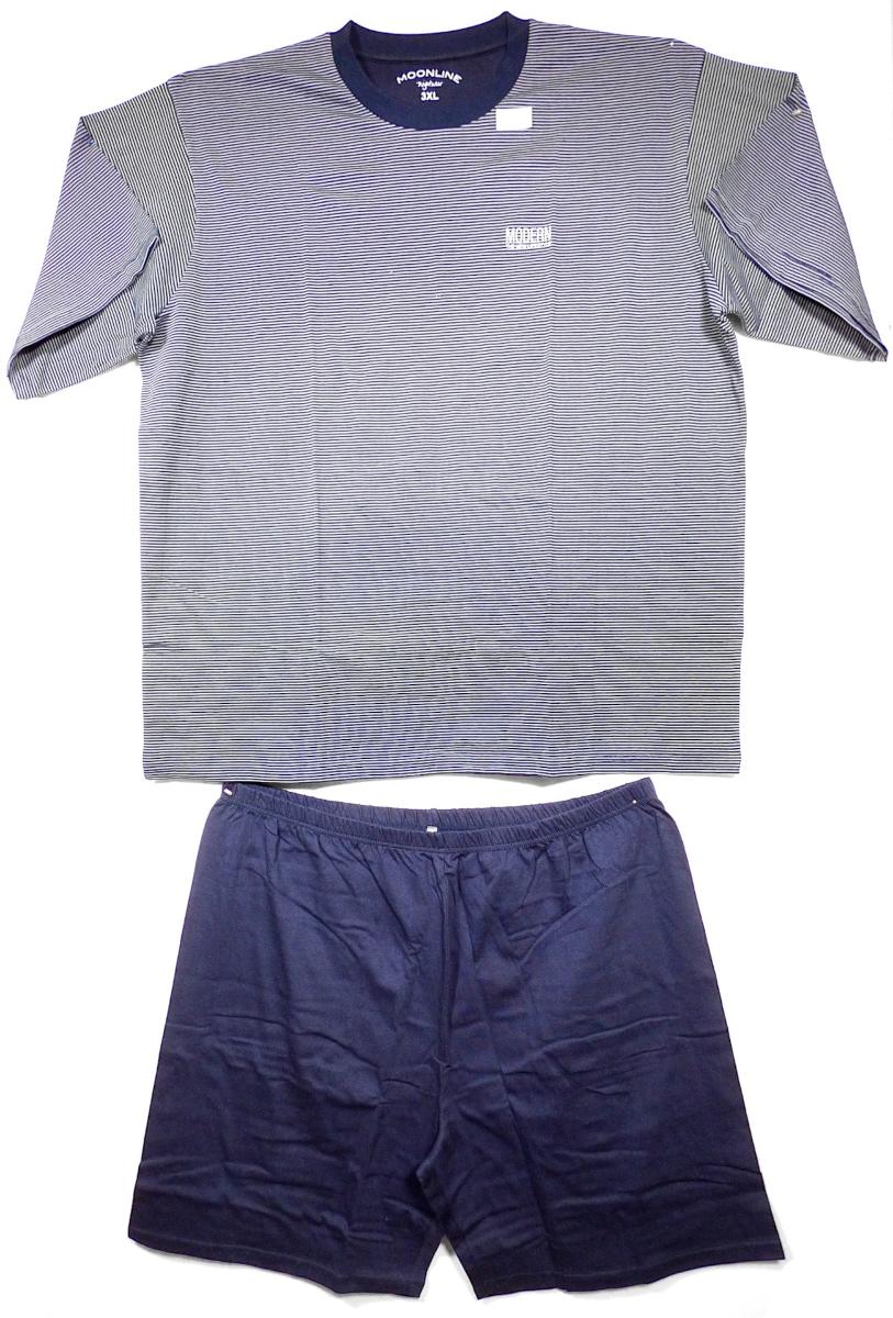 Modisches Unterhemd und kurze Hose, sog. Herren-Schlafanzug - Shorty, Art. ZINO-BIG/SY, Größe 3XL, Foto siehe Anlage,
- in einer bedruckten Pappbanderole verpackt,
- als zweiteilige Zusammenstellung; kein Schlafanzug, da die Kleidungsstücke nach ihren objektiven
  Merkmalen (insbesondere nach Schnitt, Material und Gesamteindruck) unterschiedslos im Bett oder
  an anderen Orten getragen werden können und daher nicht dazu bestimmt sind, ausschließlich oder
  im Wesentlichen als Nachtkleidung getragen zu werden,
- keine Kombination, u. a. weil ein Kleidungsstück der Position 6109 (modisches Unterhemd) nicht als
  Bestandteil einer Kombination zugelassen ist,
- getrennte Einreihung der Bestandteile, weil die Kleidungsstücke nicht zusammen in eine Position
  eingereiht werden können,
- modisches Unterhemd:
-- aus ca. 0,6 mm dicken (leichten), buntgewirkten Gewirken aus laut Antrag 70 % Baumwolle und
   30 % Polyester (synthetische Chemiefasern),
-- über den Schritt reichend (Rückenlänge: ca. 82 cm),
-- mit einem runden, halsnahen Ausschnitt mit einfarbiger, gerippt gewirkter Blende,
-- ohne Öffnung und ohne Verschluss,
-- mit kurzen, nicht enganliegenden Ärmeln (somit kein T-Shirt),
-- mit einem Schriftzug bedruckt,
-- modisch gestaltet, wird unmittelbar auf der Haut getragen,
-- am unteren Rand und an den Ärmelenden durch Umschlagen und Festnähen gesäumt.

"Unterhemd, aus Gewirken, aus Baumwolle"