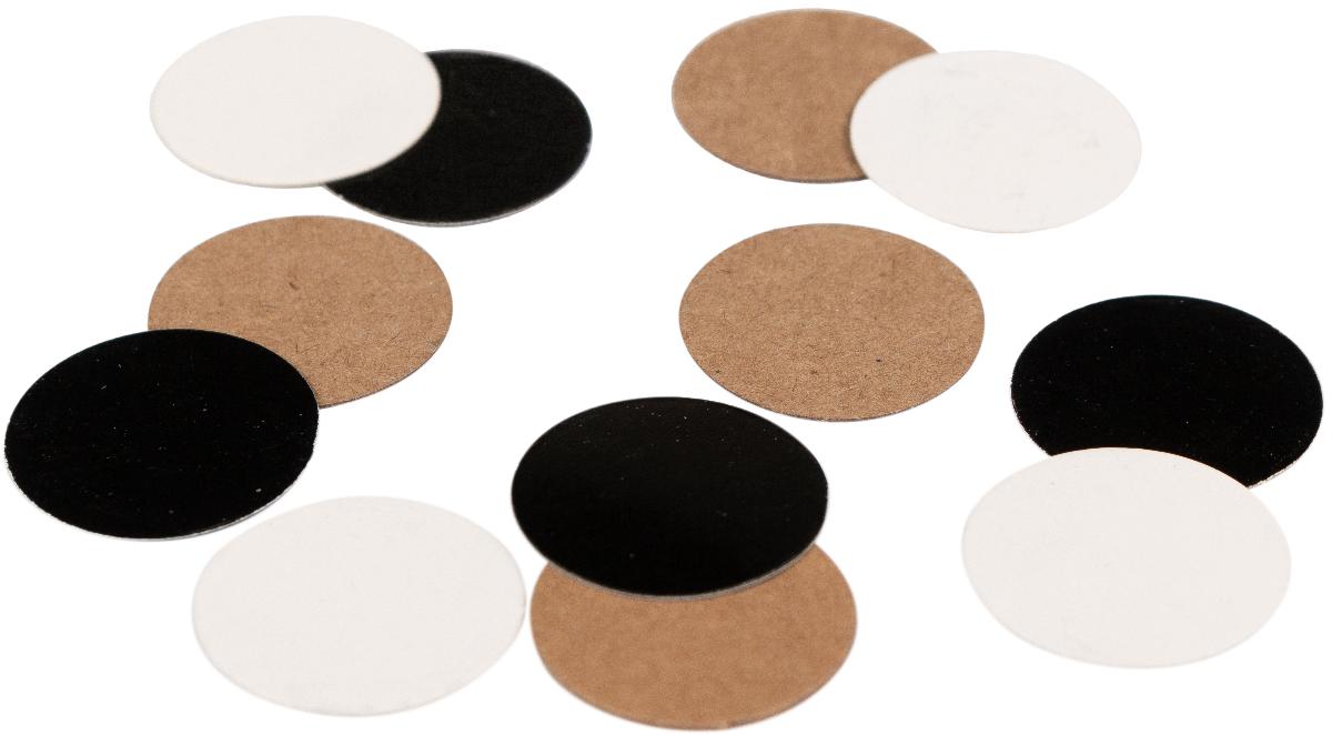 Nach den Angaben der Antragstellerin handelt es sich um runde, flache Zuschnitte aus sog. Kraftpapier in Form von Kreisen in unterschiedlichen Farben (schwarz, weiß, braun (natur)). 
Eine Vielzahl der Kreise ist in einem Polybeutel mit Pappheader ("Party Nature"; Art.-Nr. 747-60; Inhalt 14g) für den Einzelverkauf aufgemacht. 
Derartige Zuschnitte dienen als Streudekoration bei unterschiedlichen Festen/Feiern, wobei die dekorative Wirkung durch das Verstreuen bzw. Werfen der Ware erzielt wird.

Zolltarifrechtlich handelt es sich um einen Fest-oder Unterhaltungsartikel, kein Weihnachtsfestartikel.