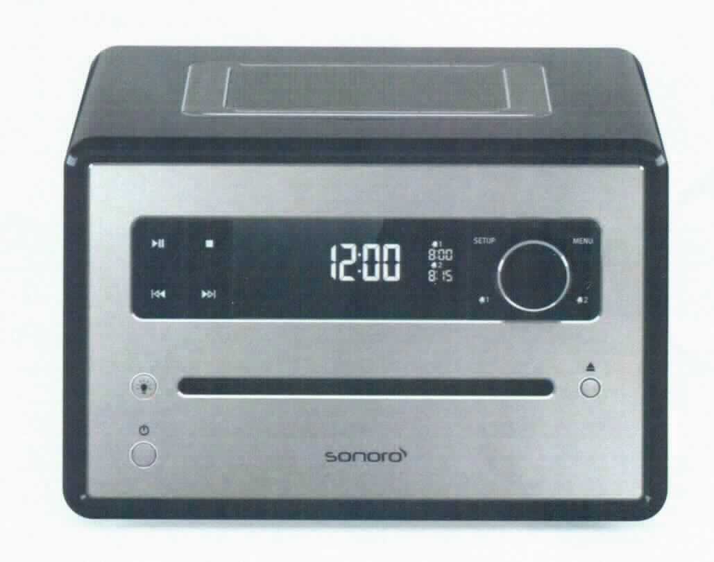 Rundfunkempfangsgerät mit CD Laufwerk
- aus einem Rundfunkempfangsteil für den DAB+- und UKW-Empfang, CD-Player mit 
  Laserabnehmersystem, Bluetooth-Empfangsmodul, einem Lautsprecher, Uhr mit Weckfunktion 
  und Ladeelektronik in einem Gehäuse (Abmessungen: 140 x 257 x 210 mm) mit Display, Bedien-
  elementen, Batteriefach (nur als Gangreserve für die Uhr), Antennenanschluss, AUX-, Kopfhörer-
  Eingang, Audioeingang, USB-Schnittstelle und Netzteilanschluss, noch nicht zusammengesetzt mit 
  Antenne (Abbildung siehe Anlage),
- zum Empfang von Rundfunksignalen im DAB- und UKW-Bereich, zur Tonwiedergabe von CDs und USB-
  Speichermedien, zum Anzeigen der Uhrzeit einschließlich Weckfunktion - kennzeichnende Haupttätigkeit - 
  sowie zum Empfangen von im Bluetooth-Standard übertragener Audiosignale, - charakterbestimmend -
  und zur Stromversorgung eines über USB  angeschlossenen externen Gerätes,
- zusammen mit Beipack (Fernbedienung, Schutzhülle, Knopfzellen, Netzteil, Bedienungsanleitung und
  Sicherheitshinweise) in einer gemeinsamen Verkaufsumschließung.
Das Rundfunkempfangsgerät bestimmt den Charakter des Ganzen.

"Rundfunkempfangsgerät, nicht von der in den Unterpositionen 8527 12 10 bis 8527 29 00 erfassten Art, mit Tonwiedergabegerät und Uhr kombiniert, mit einem Lautsprecher in einem gemeinsamen Gehäuse, kein Kassettengerät (Kombination aus Rundfunkempfangsgerät mit Tonwiedergabegerät - kennzeichnende Haupttätigkeit - und Apparat für die Kommunikation in einem drahtlosen Netzwerk, zusammengesetzt mit nicht charakter-bestimmendem Stromwandler, noch nicht zusammengesetzt mit Antenne, in Warenzusammenstellung mit nicht charakterbestimmendem Beipack, in Aufmachung für den Einzelverkauf)"