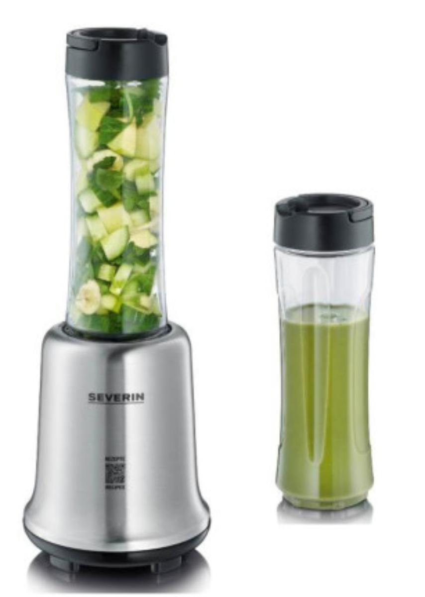 Smoothie-Maker (Abbildung siehe Anlage),
- aus einem Edelstahlgehäuse mit eingebautem Elektromotor, Mixwerk mit abnehmbarem
  vierflügeligen Edelstahlmesser, abnehmbarem Mixbecher aus Kunststoff (Fassungs-  
  vermögen: ca. 600 ml), mit einer Geschwindigkeitsstufe mit zusätzlicher Pulsfunktion,
  Sicherheitsabschaltung, rutschfesten Gummifüßen, aufwickelbarem Netzkabel,
- mit einem Gewicht von ca.1,3 kg und einer Leistung von 300 W,
- üblicherweise zur Verwendung im Haushalt zum Zerkleinern von Lebensmitteln,
- zusammen mit Beipack (Trinkbehälter) in einer gemeinsamen Verkaufsumschließung.
Der Smoothie-Maker bestimmt den Charakter des Ganzen.

„Elektromechanisches Haushaltsgerät mit eingebautem Elektromotor, kein Staubsauger
 der Position 8508, Lebensmittelzerkleinerungsgerät – Smoothie-Maker, in Warenzu-
 sammenstellung in Aufmachung für den Einzelverkauf mit nicht charakterbestimmendem
 Beipack“
