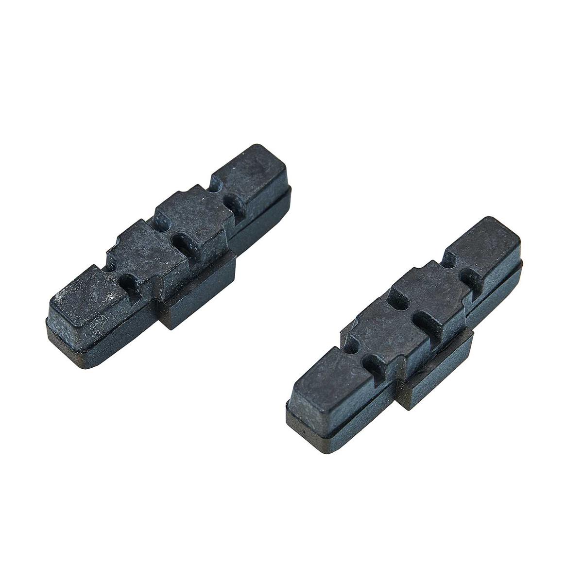 Angaben des Antragstellers:
Schwarze Bremsbeläge für die Hydraulikbremsen von Fahrrädern aus einem Sockel aus Polyamid und einer Bremsfläche aus Weichkautschuk.

Befund:
Andere Ware aus Weichkautschuk, andere, andere, andere, andere