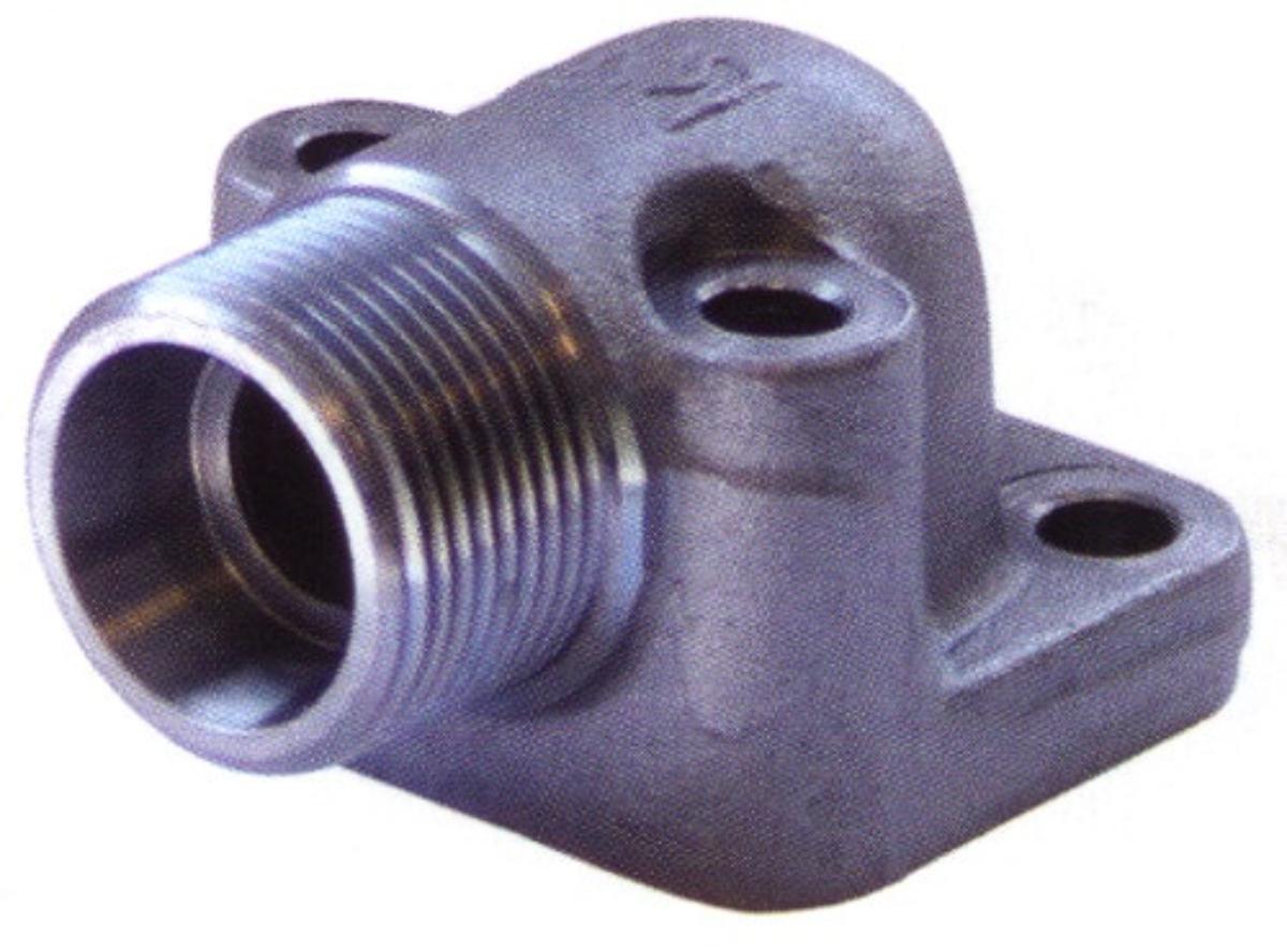 Flansch aus Stahl

Bei der Ware handelt es sich um einen Flansch aus unlegiertem Stahl (Werkstoff S355JO / C45) mit 4 Befestigungslochungen. Eine Seite ist zu einem 90° abgewinkelten Rohranschluss mit Außengewinde ausgearbeitet. Das Erzeugnis wird an Rohrenden angeschraubt und dient zum Verbinden von Rohren oder Rohrleitungen. Unterschiedliche Abmessungen der Nenndurchmesser sind möglich.

Die Ware wird nach ihrer stofflichen Beschaffenheit als Rohrverbindungsstück aus anderem als nicht rostendem Stahl, Flansch, in den TARIC-Code 7307 9100 90 eingereiht.