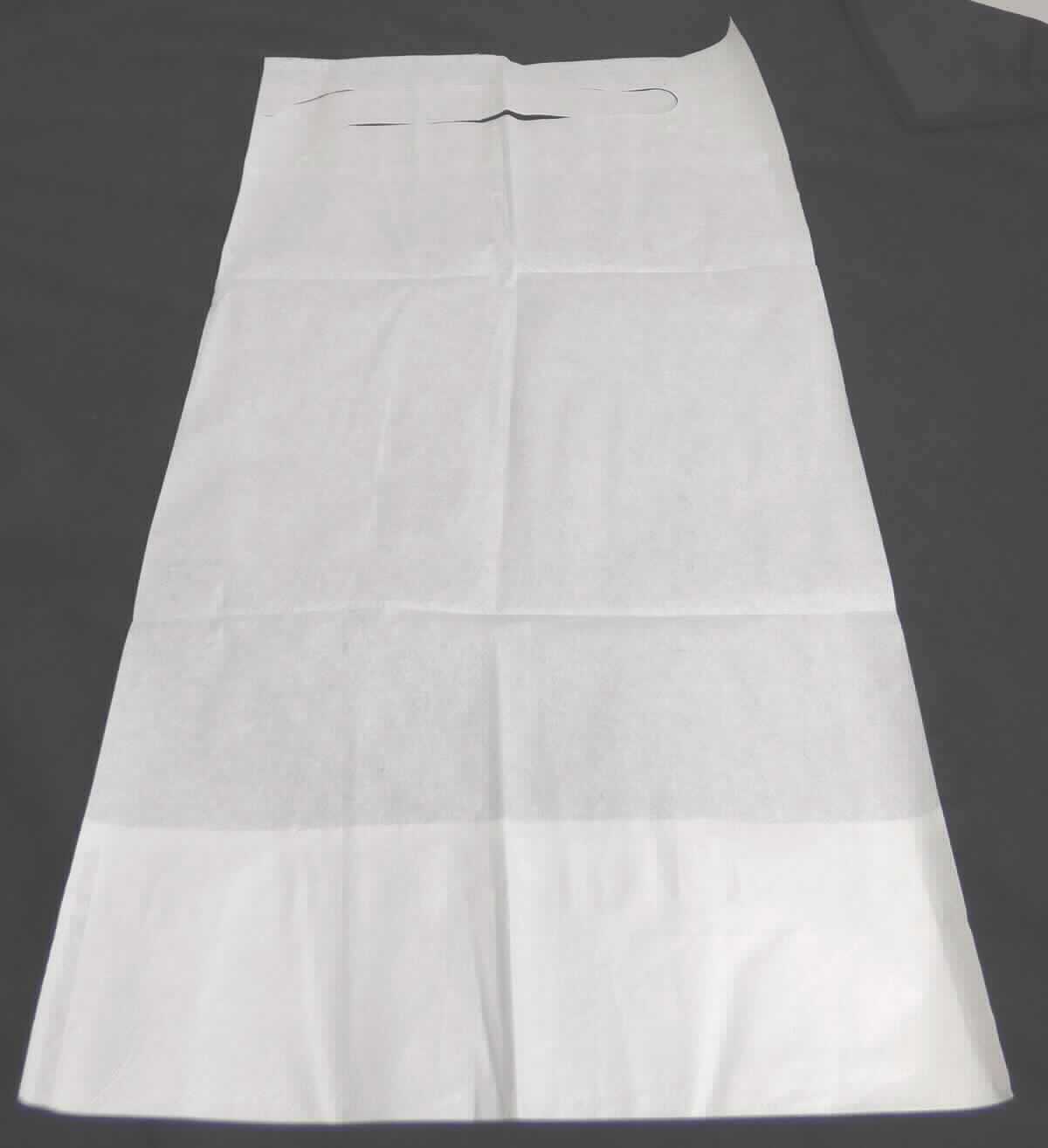 Bei der vorgelegten Ware handelt es sich um ein etwa 66 x 37 cm großes Erzeugnis, bestehend aus einer Lage aus weißer Kunststofffolie, die mit einer Lage aus weißem Vlies aus Zellstofffasern überzogen ist. Die beiden Lagen sind durch Kleben miteinander verbunden. Die untere Schmalseite ist umgeschlagen und am Rand verschweißt, sodass das Erzeugnis an dieser Stelle eine etwa 10 cm tiefe Auffangtasche (sog. Krümeltasche) aufweist. Im oberen Bereich ist der Einwegartikel mit einer Perforation zum Heraustrennen des Halsausschnitts versehen, der das Umhängen des Lätzchens ermöglicht. Derartige Lätzchen werden in der Patientenpflege beim Essen und Trinken als Wäscheschutz verwendet. Sie sind zu 50 Stück verpackt.

Abbildung siehe Anlage.

Derartige Waren gehören als "Kleidung und Bekleidungszubehör, aus Vliesen aus Zellstofffasern" zur Codenummer 4818 50 00 00 0 des Zolltarifs, da es sich zolltarifrechtlich um aus verschiedenen Stoffen zusammengesetzte Waren handelt, deren wesentlicher Charakter nach der Bedeutung für die Verwendung durch das Vlies aus Zellstofffasern bestimmt wird.