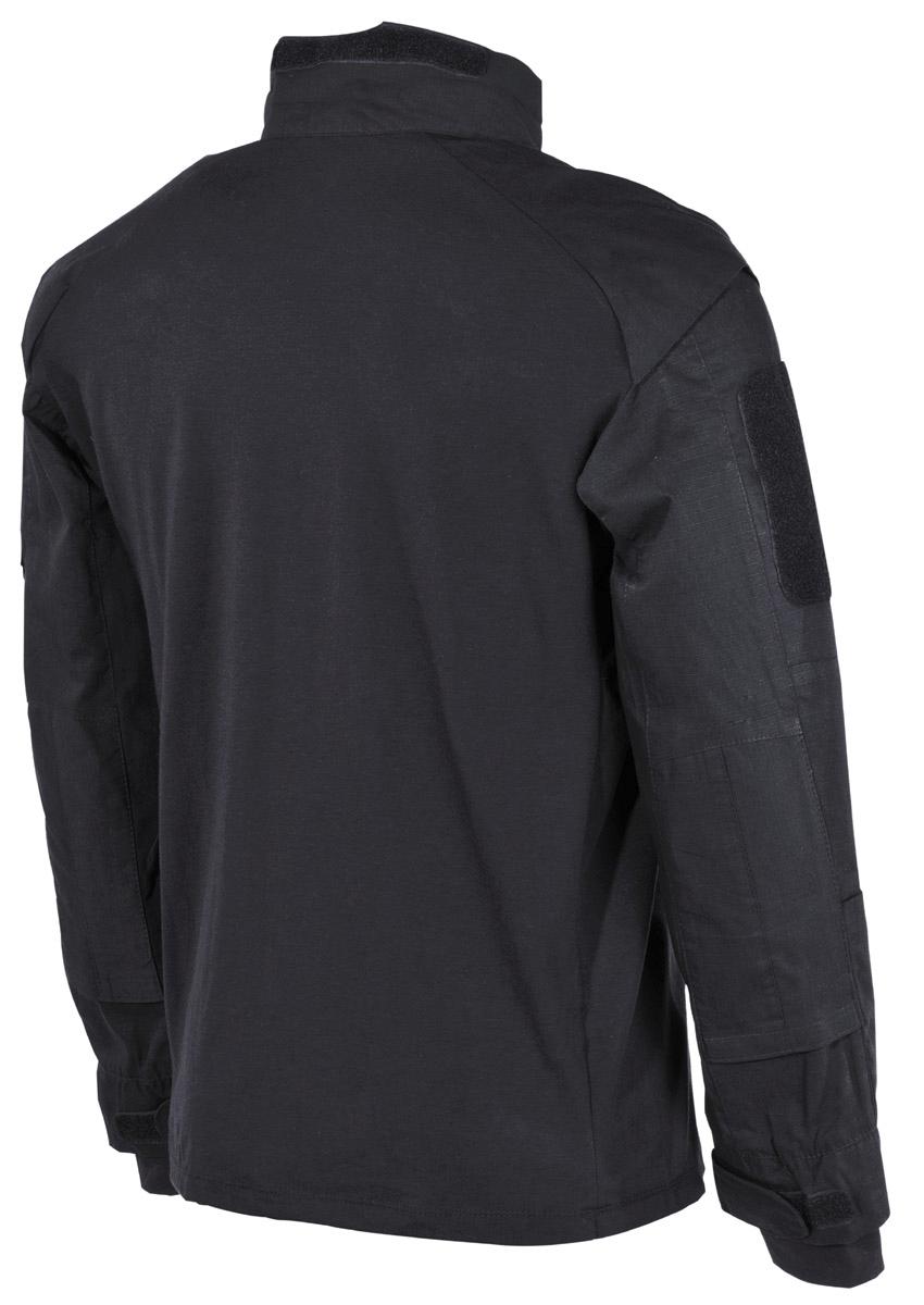 Hemdbluse, sog. Tactical Hemd, Größe XL, Foto siehe Anlage,
- laut Antrag:
-- im Vorder- und Rückenteil aus ca. 0,7 mm dicken, einfarbigen Gewirken aus 100 % Elasthan
   (synthetische Chemiefasern) und im Ärmel-, Kragen- und Schulterbereich aus ca. 0,9 mm dicken,
   einfarbigen Geweben (sog. Rip Stop) aus 65 % Baumwolle und 35 % Polyester (synthetische
   Chemiefasern),
-- über den Schritt reichend (Rückenlänge: ca. 80 cm),
-- mit einem hohen Kragen,
-- vorn mit einer kurzen Öffnung mit Reißverschluss, ohne Überlappung; ohne Hinweise auf den
   Trägerkreis (unisex),
-- mit langen Ärmeln mit diversen Taschen und "Klettflauschpatches",
-- am unteren Rand durch Umschlagen und Festnähen gesäumt,
-- den Hemden für Männer entsprechend zugeschnitten,
- nach dem äußeren Erscheinungsbild sind die Gewebe und die Gewirke als annähernd gleich zu
  betrachten, im Hinblick auf den Umfang herrscht das Gewirke, im Hinblick auf die Bedeutung in
  Bezug auf die Verwendung das Gewebe vor, somit verleiht keines der beiden Flächenerzeugnisse
  der Ware ihren wesentlichen Charakter; sie ist daher der von den in Betracht kommenden Positionen
  (6110 und 6206) in dieser Nomenklatur zuletzt genannten Position zuzuweisen.

"Hemdbluse, aus Geweben, für Frauen, aus Baumwolle"
